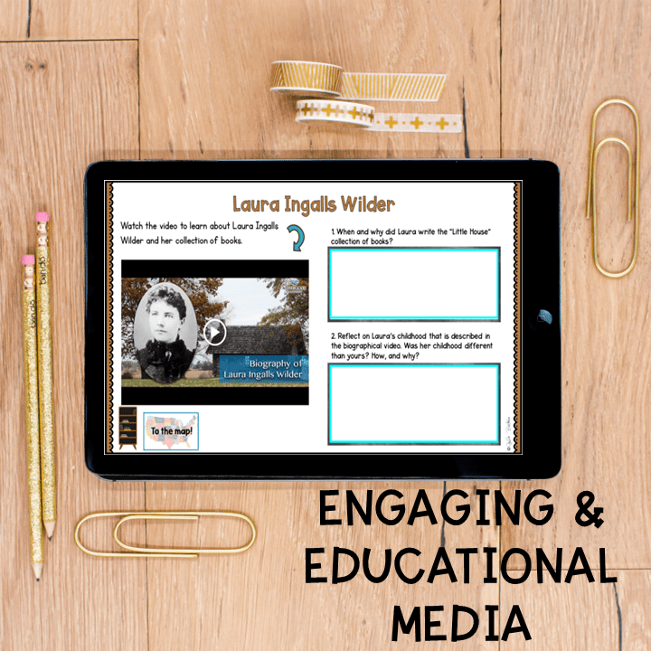 Virtual Field Trip One Room Schoolhouses Google Slides Digital Resource Activity - Image 3