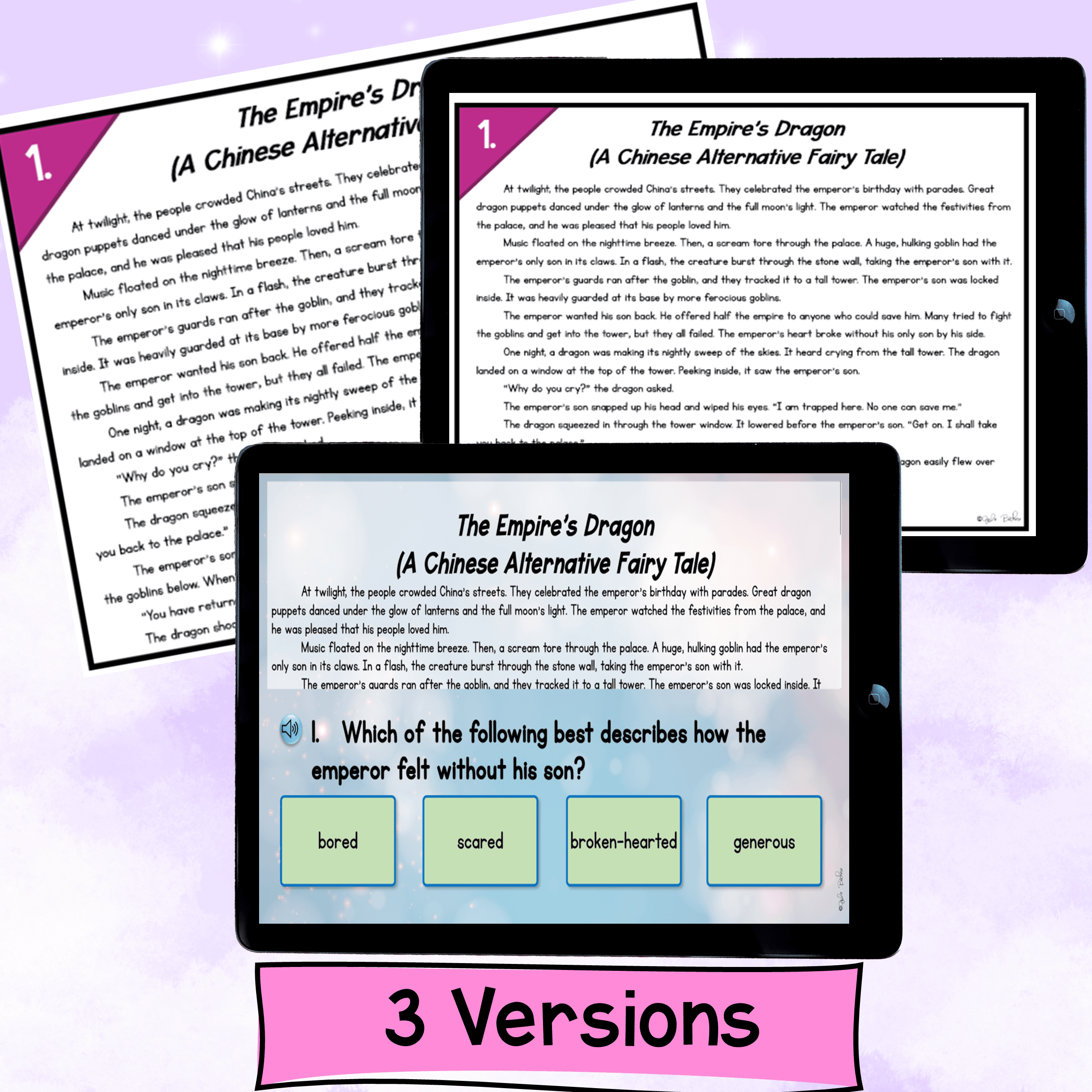 Fairytales Around the World Reading Escape Room Webscape 2nd 3rd Grade Passages - Image 4