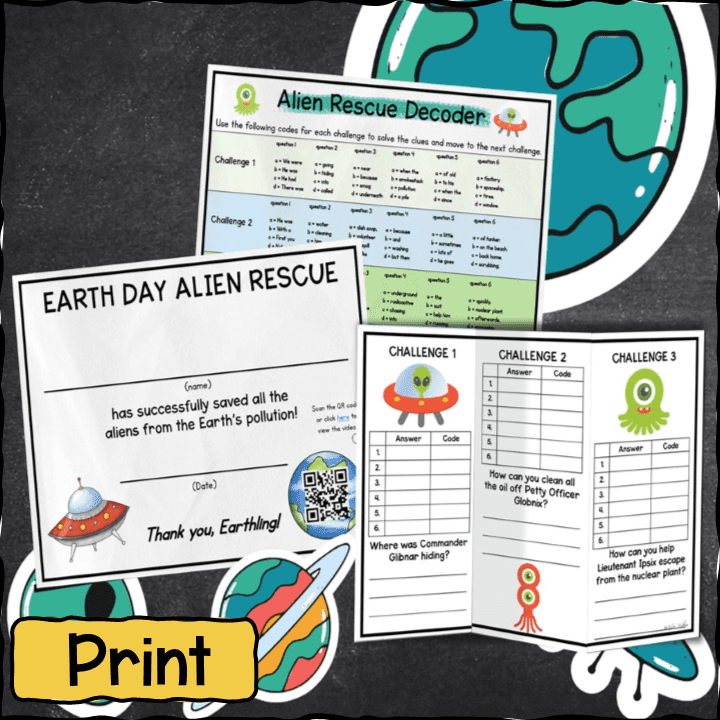 Earth Day Fun Bundle 4th Grade- Escape Rooms, Virtual Field Trip, PBL - Image 32