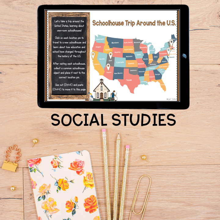 Virtual Field Trip One Room Schoolhouses Google Slides Digital Resource Activity - Image 5