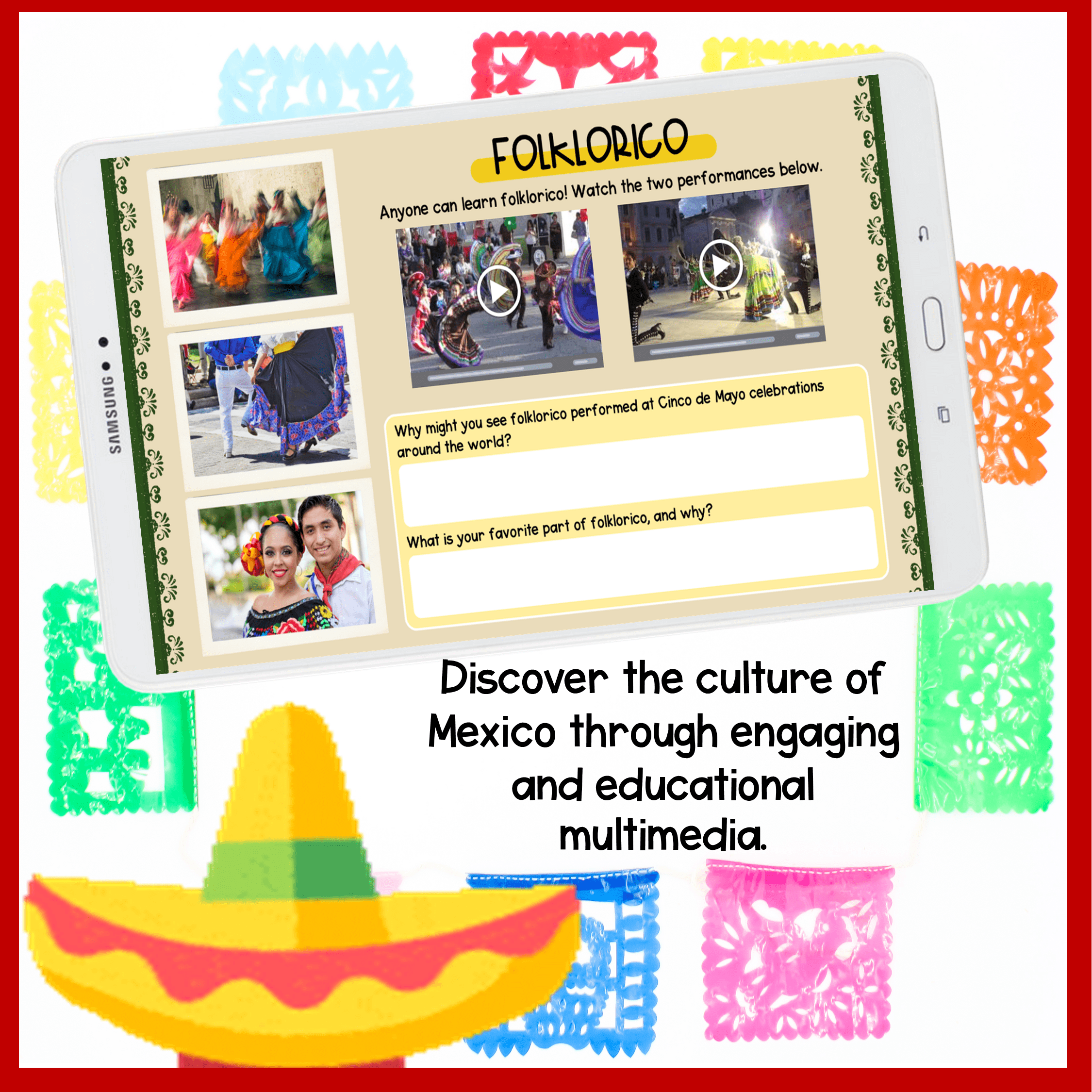 Cinco de Mayo Activity Virtual Field Trip to Puebla Mexico Digital Resource - Image 5