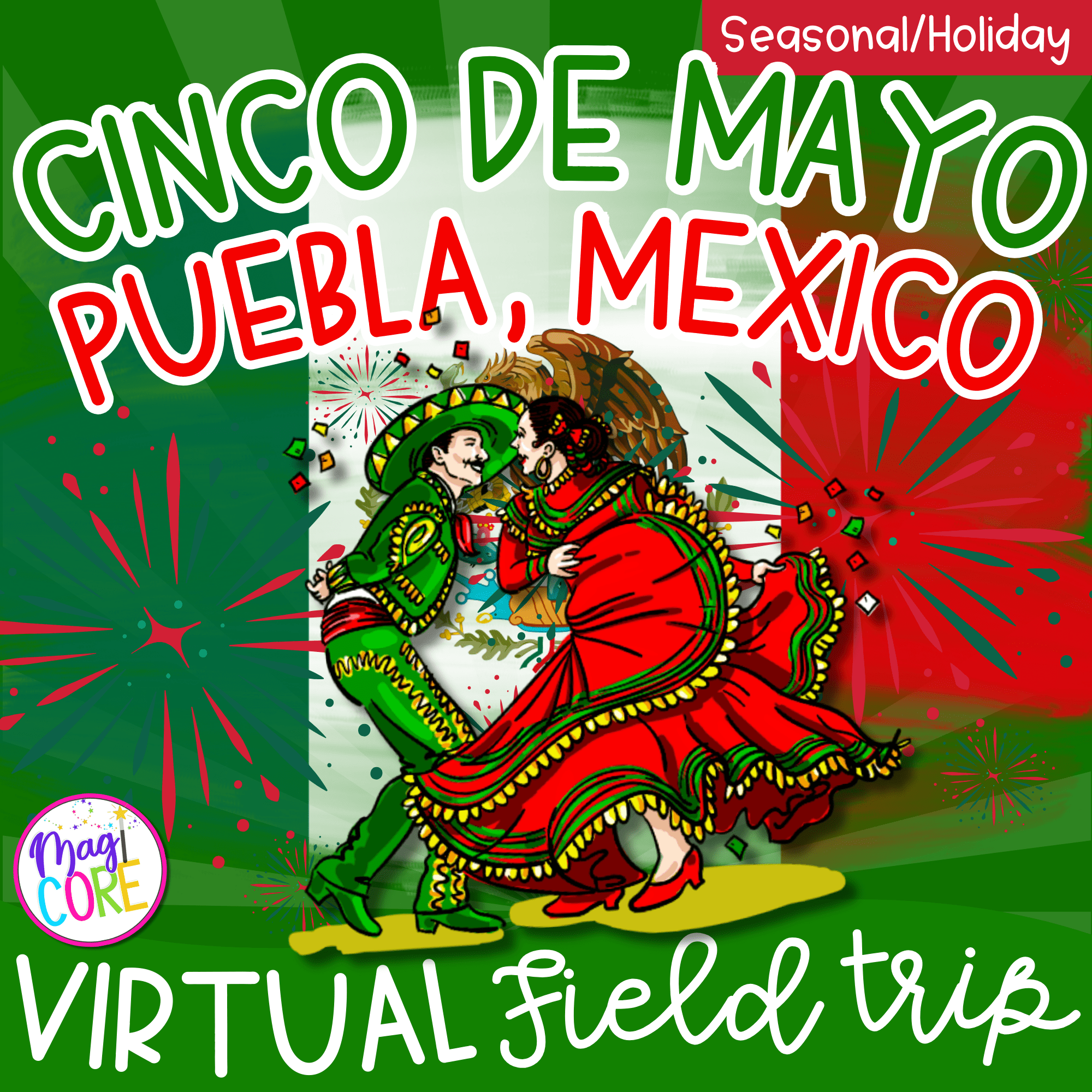 Cinco de Mayo Virtual Field Trip to Puebla, Mexico Google Slides Digital Resource
