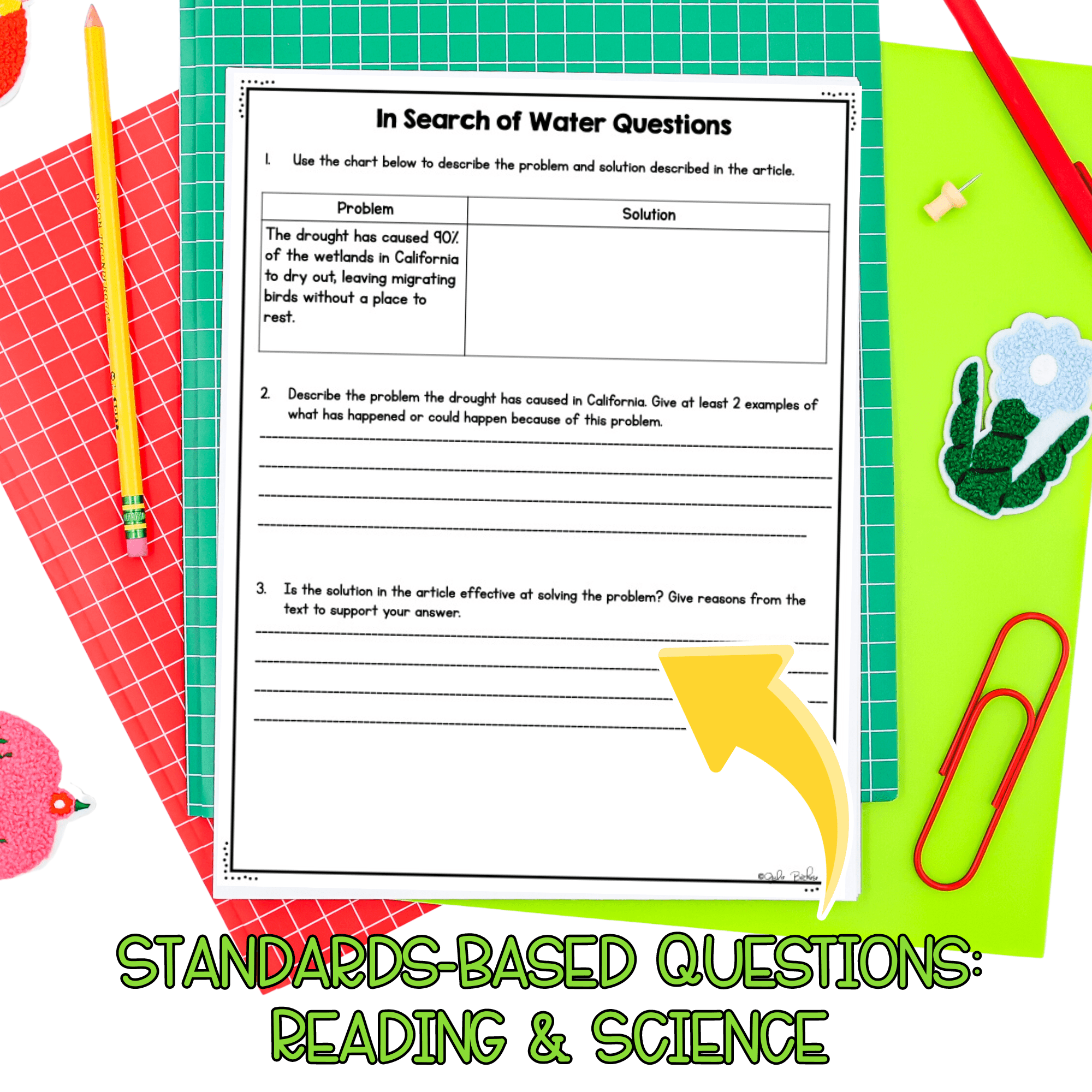 Environmental Change Solution NGSS 3-LS4-4 Science Differentiated Passages - Image 3