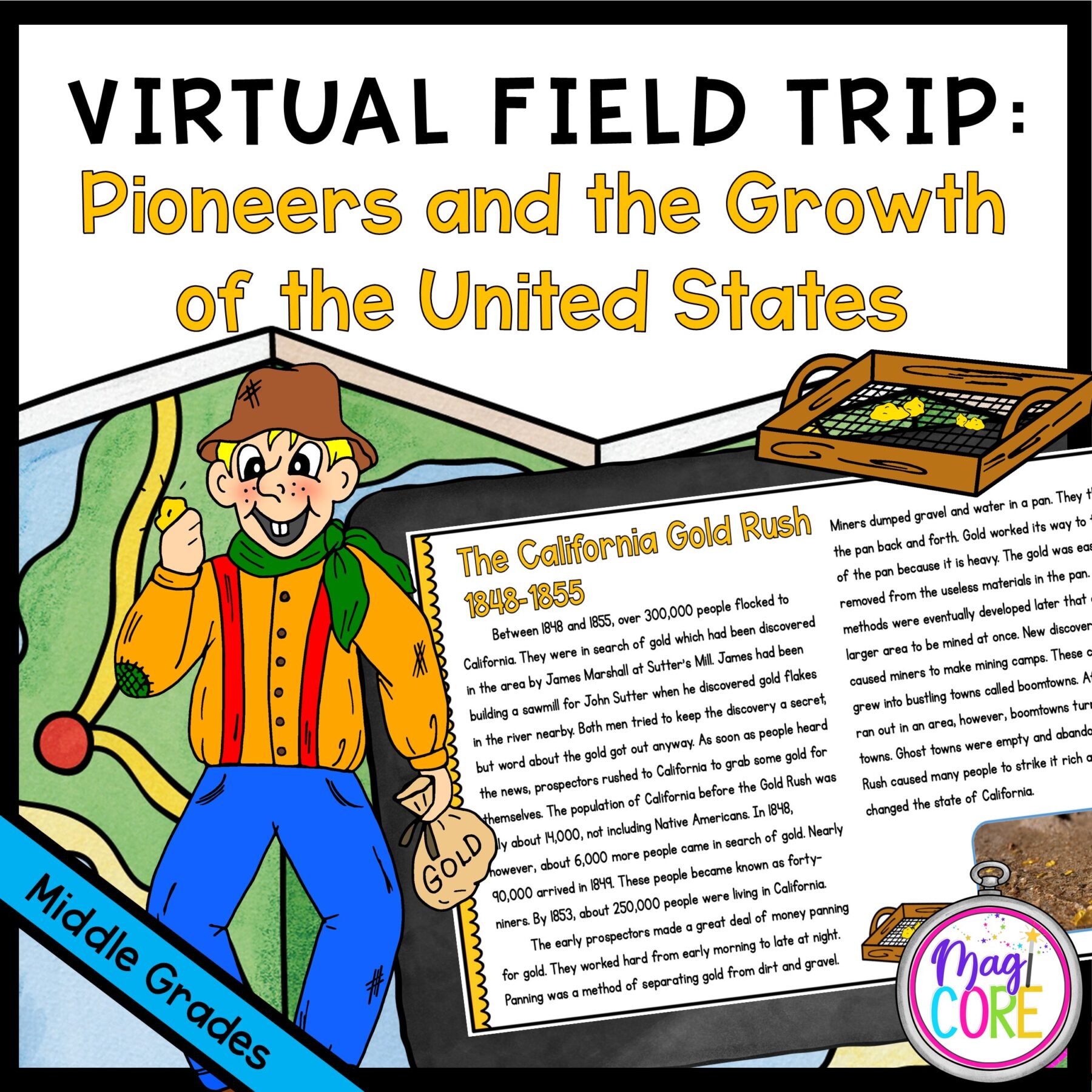 Upper Elementary and Middle School Virtual Field Trips GROWING Bundle - Image 14