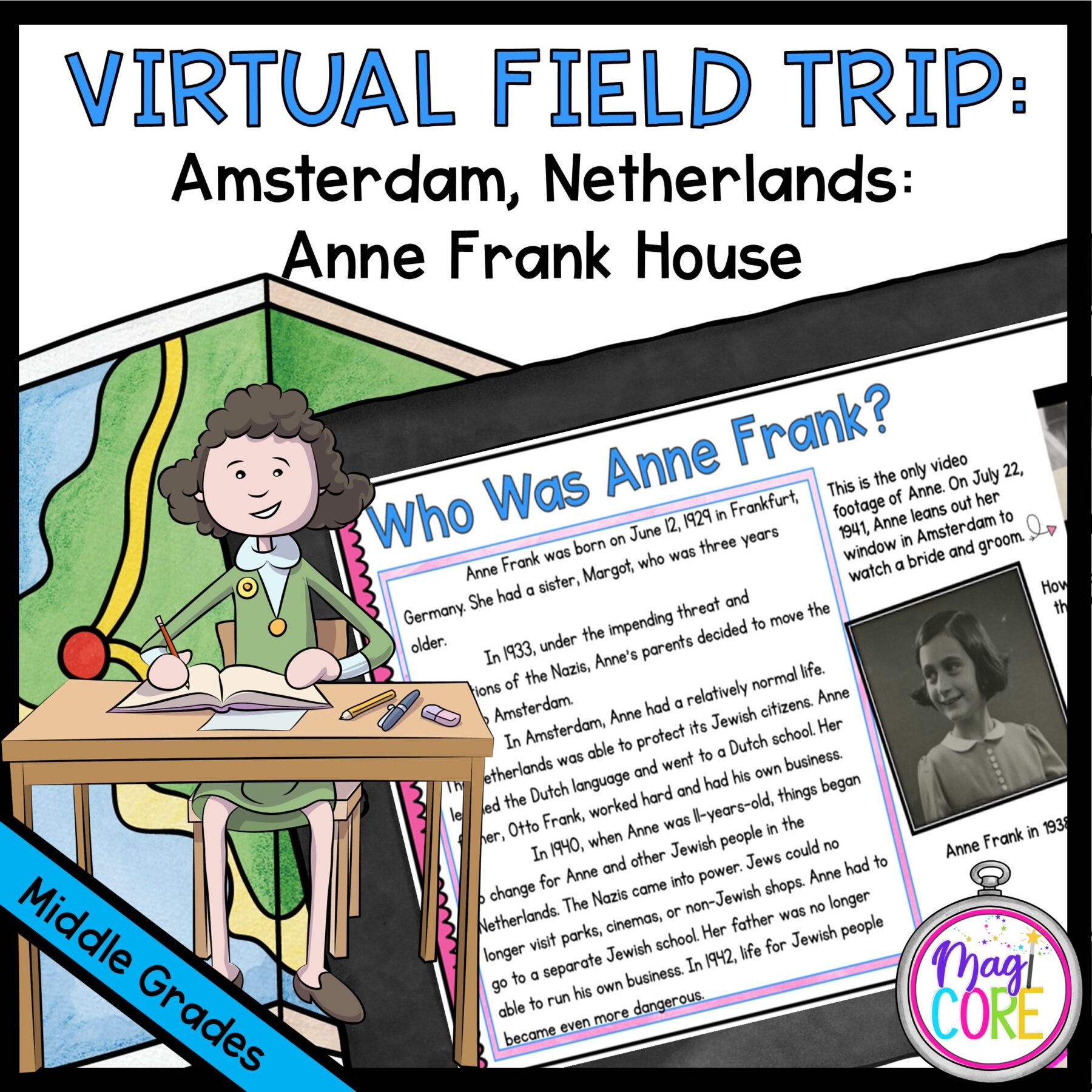 Upper Elementary and Middle School Virtual Field Trips GROWING Bundle - Image 2