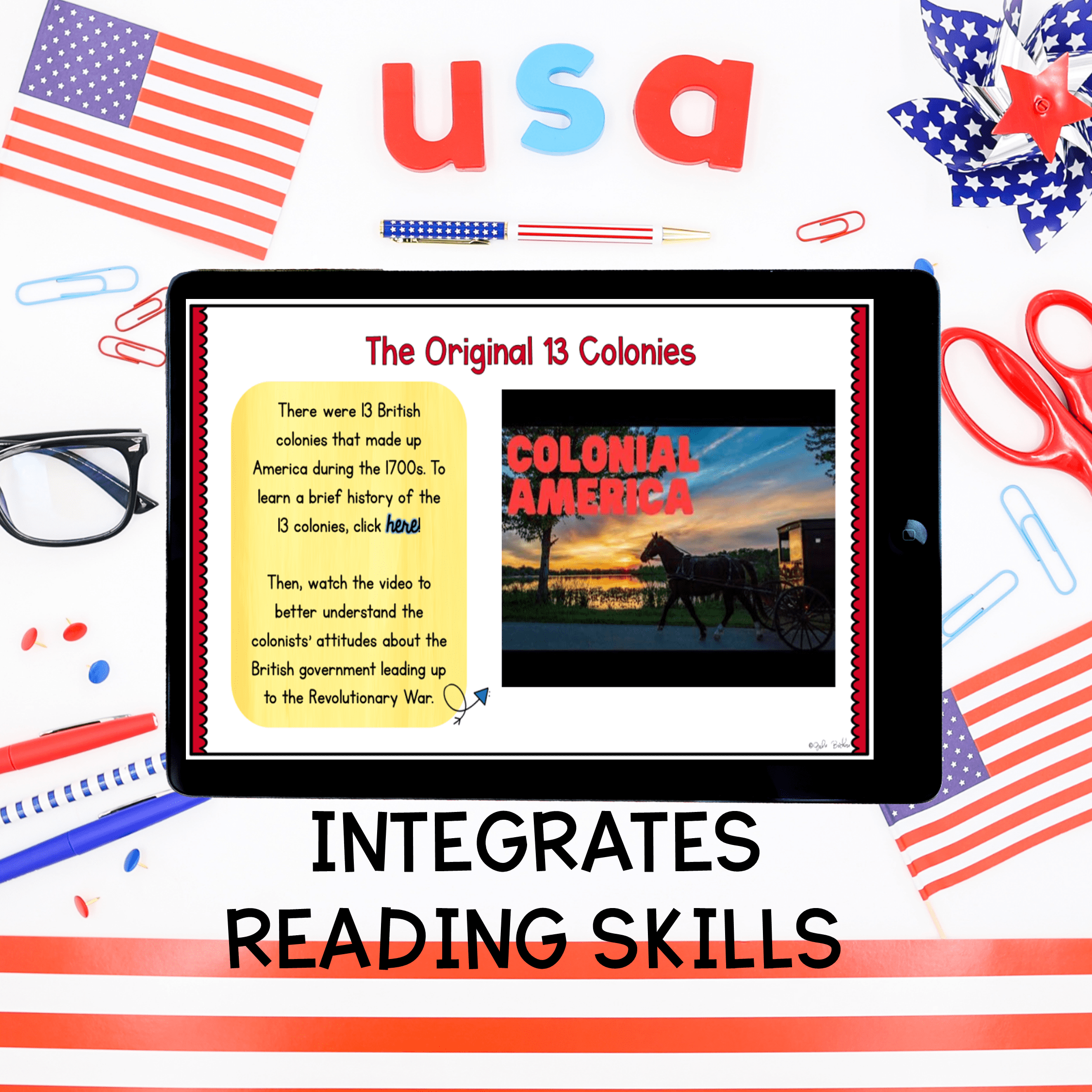 Virtual Field Trip The American Revolutionary War Google Seesaw Digital Activity - Image 2