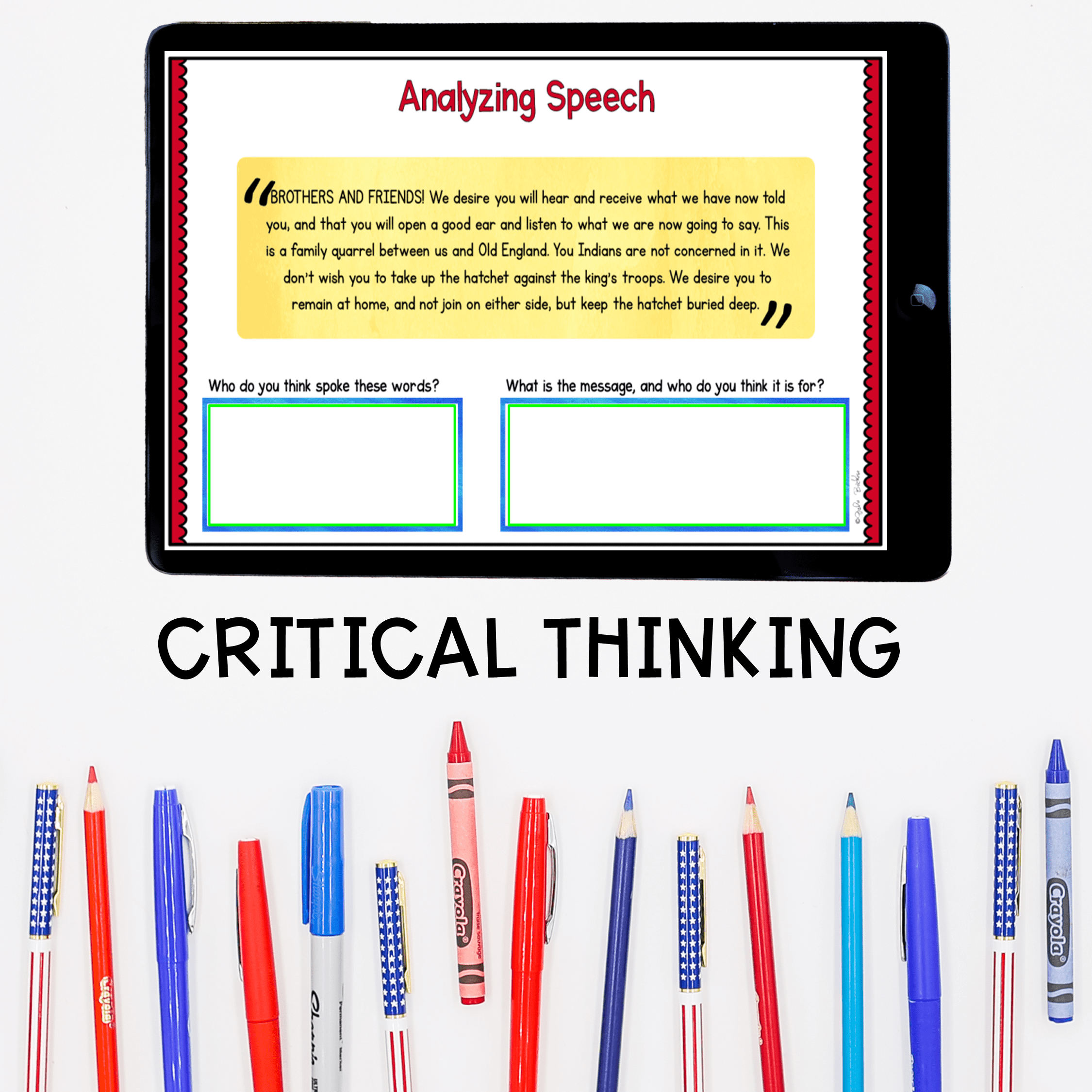 Virtual Field Trip The American Revolutionary War Google Seesaw Digital Activity - Image 5