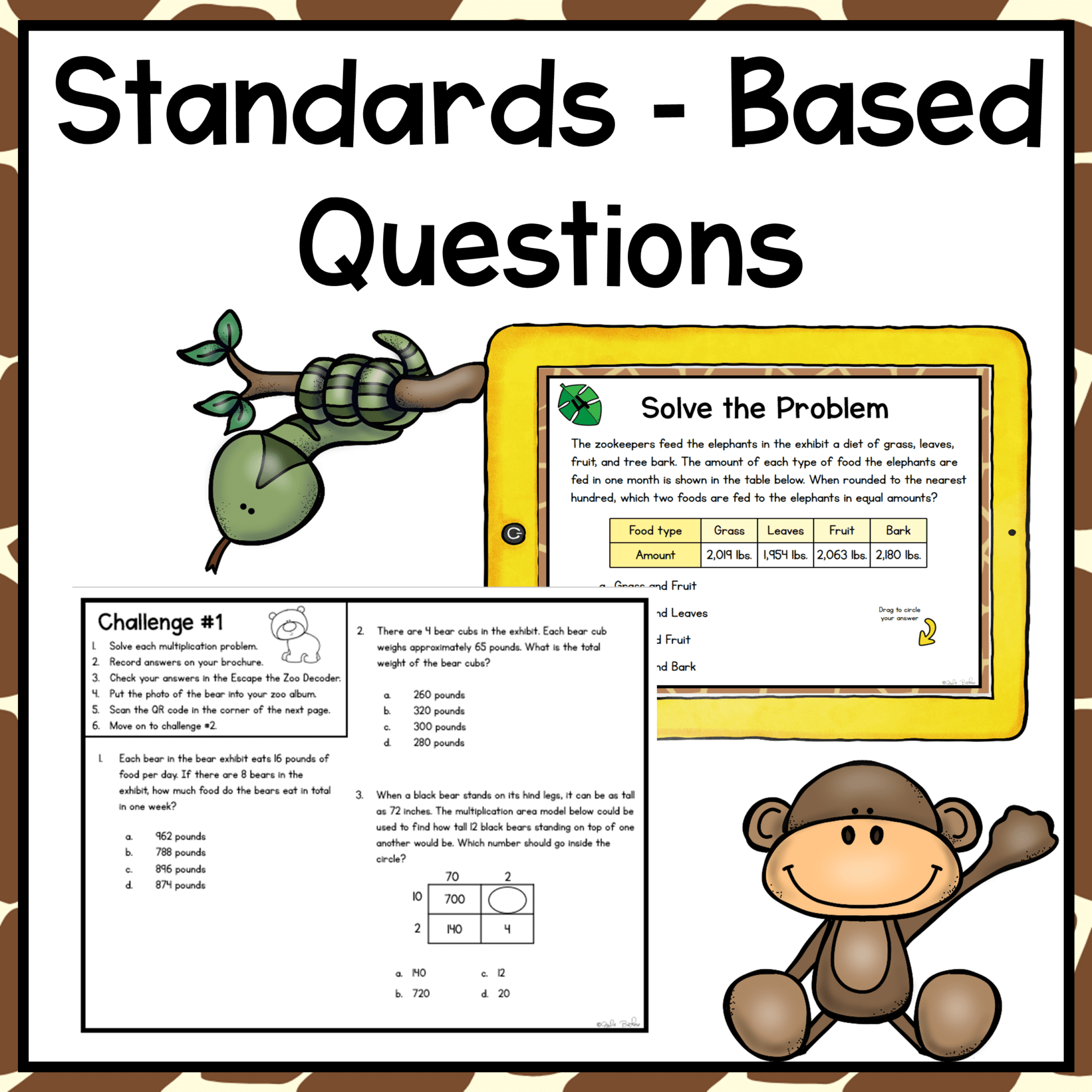 Converting Units of Measurement Conversions Word Problems 4th Grade Escape Room - Image 8