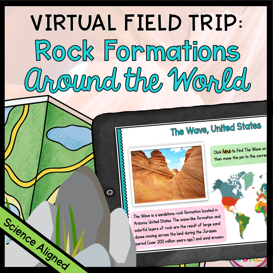 Virtual Field Trip: Rock Formations Around the World - Google Slides & Seesaw