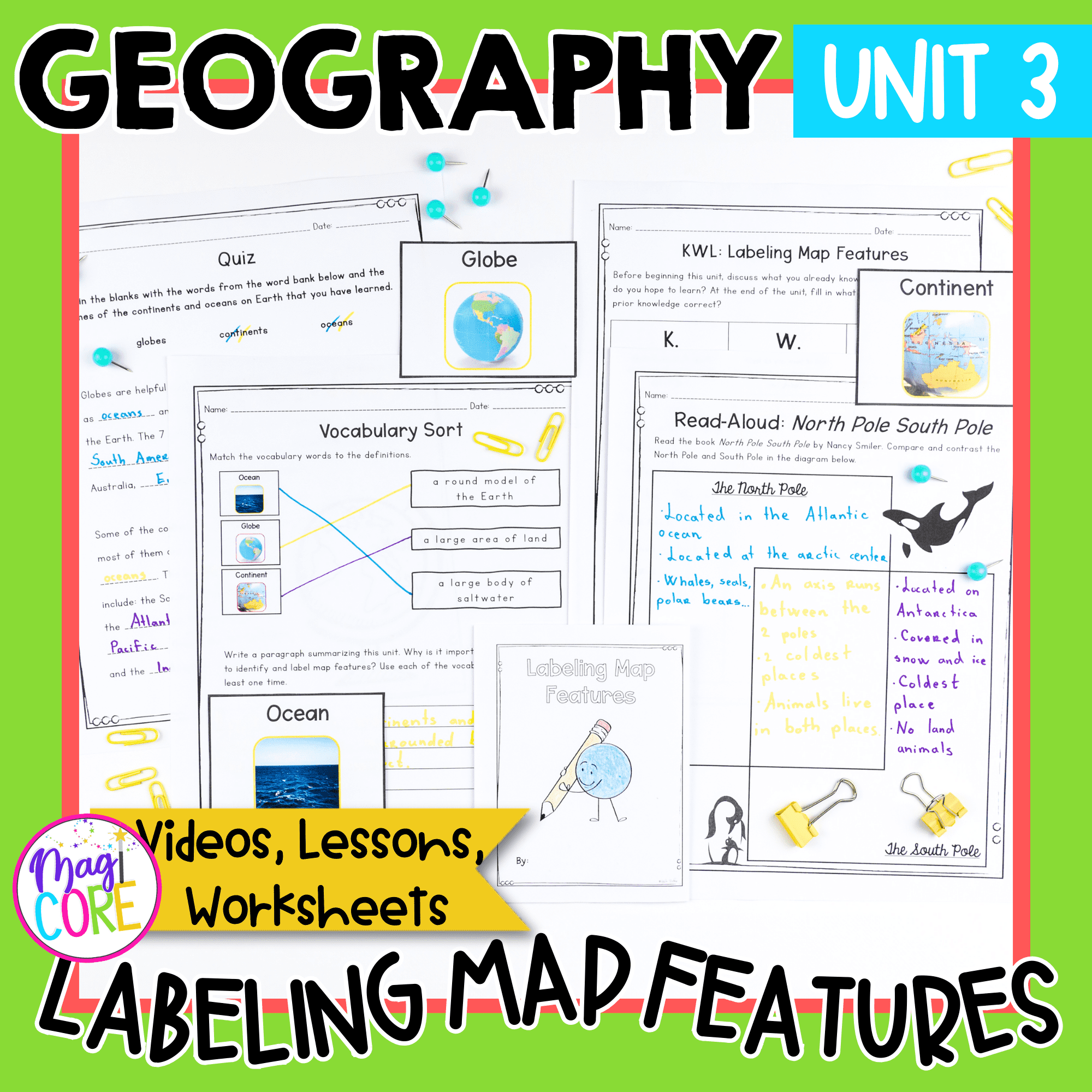 Geography Unit 3: Labeling Map Features