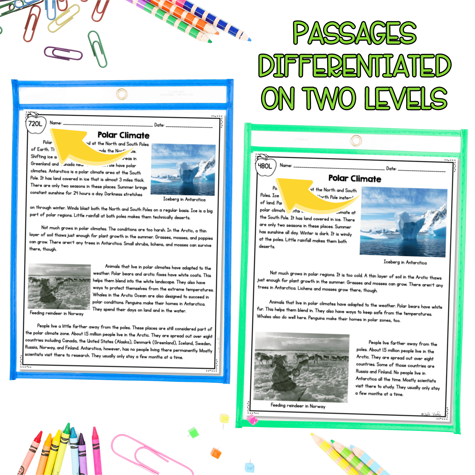 Climates Around the World NGSS 3-ESS2-2 Science Differentiated Passages - Image 2