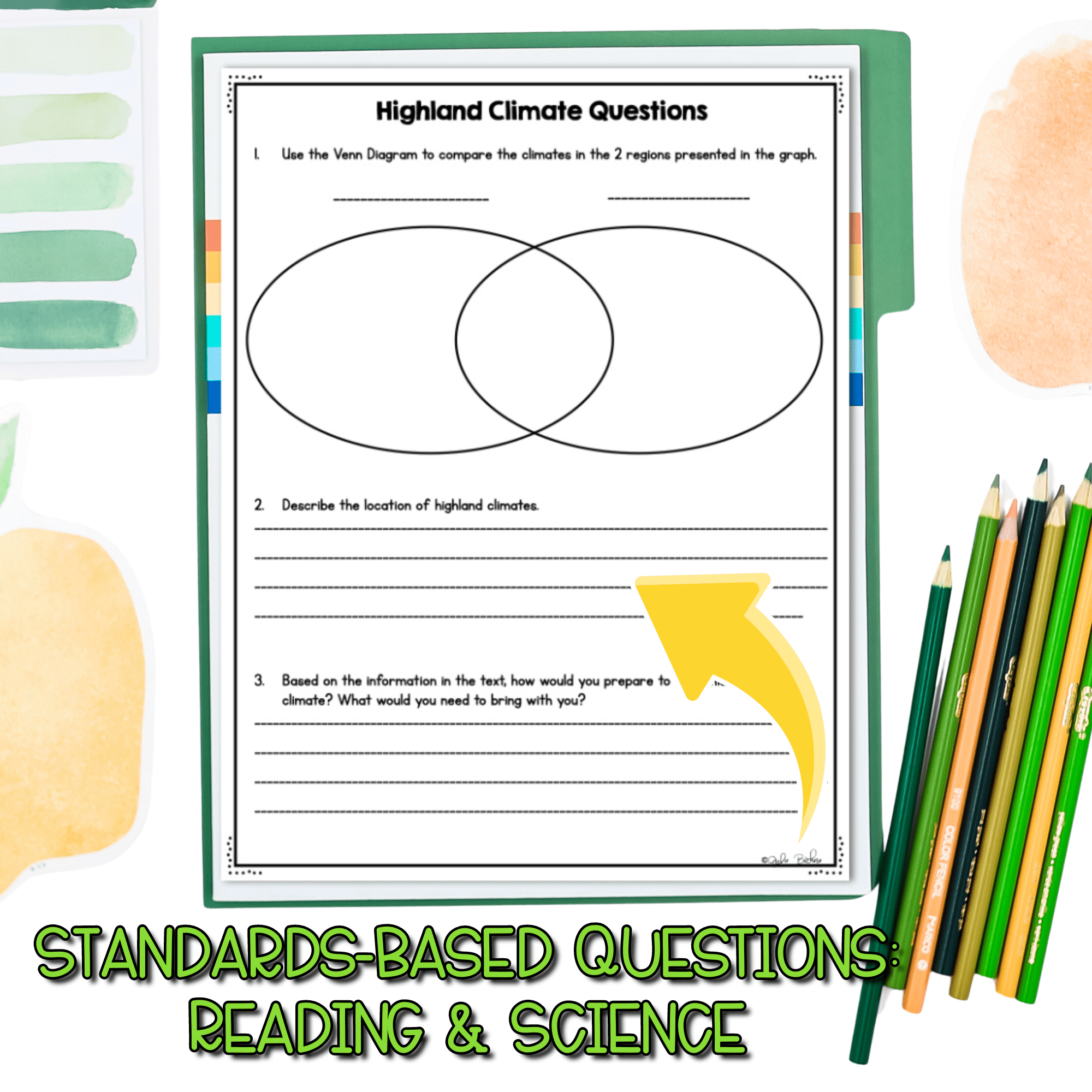 Climates Around the World NGSS 3-ESS2-2 Science Differentiated Passages - Image 3