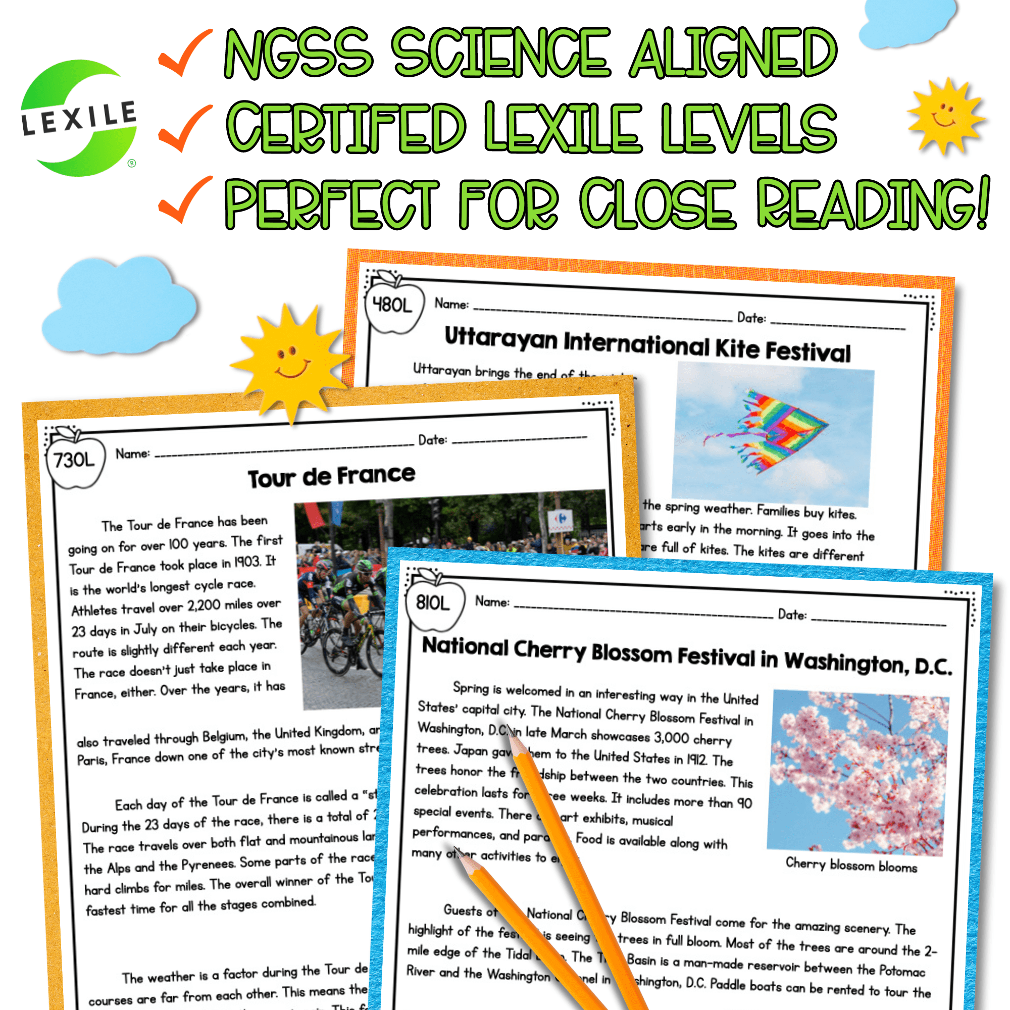 Weather Seasons NGSS 3-ESS2-1 Science Differentiated Passages - Image 4