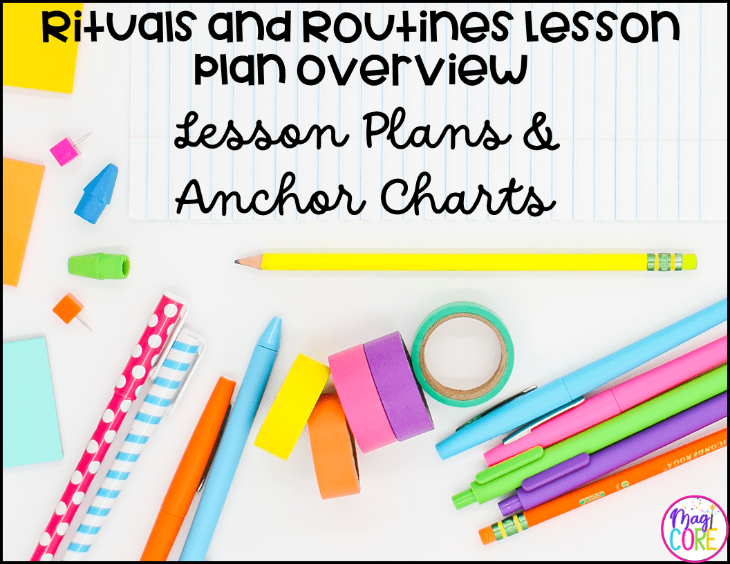 Ritual and Routine First Week Big Plan