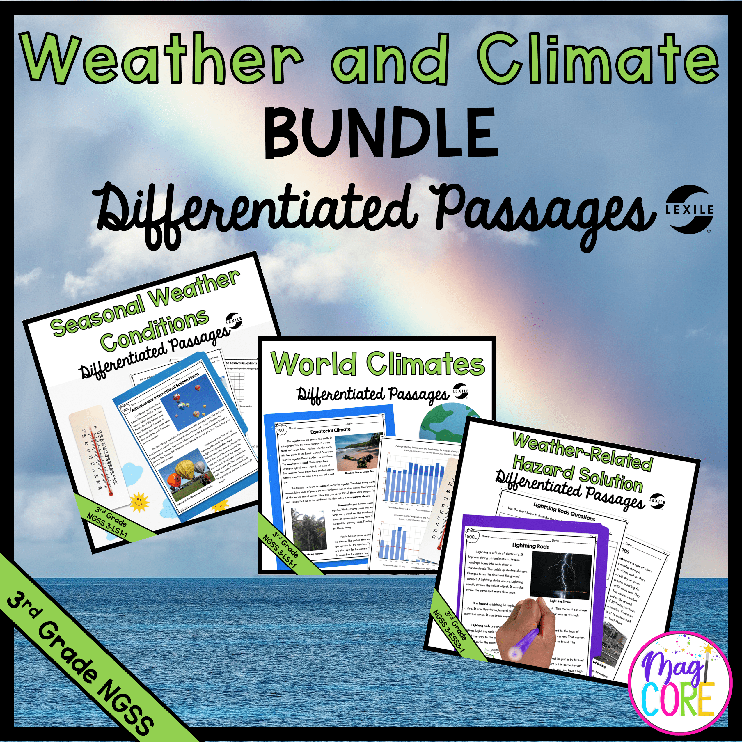 3rd Grade NGSS Differentiated Science Passages Bundle - Image 10