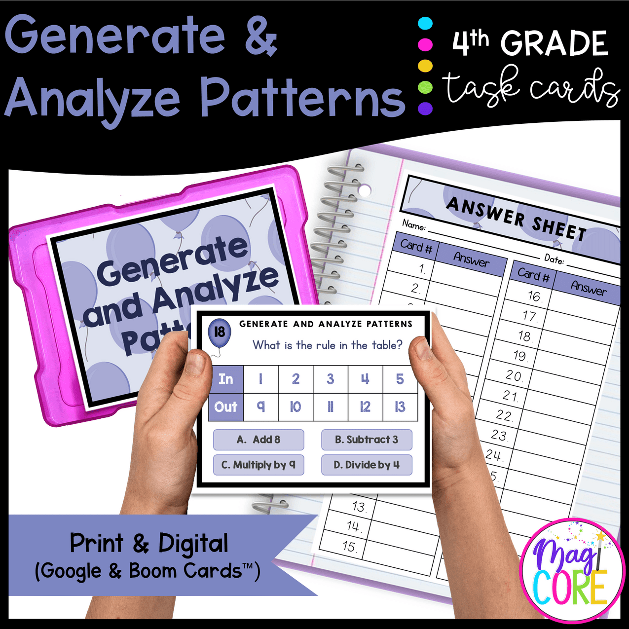 Operations and Algebraic Thinking - 4th Grade Math Task Card Bundle - Image 18