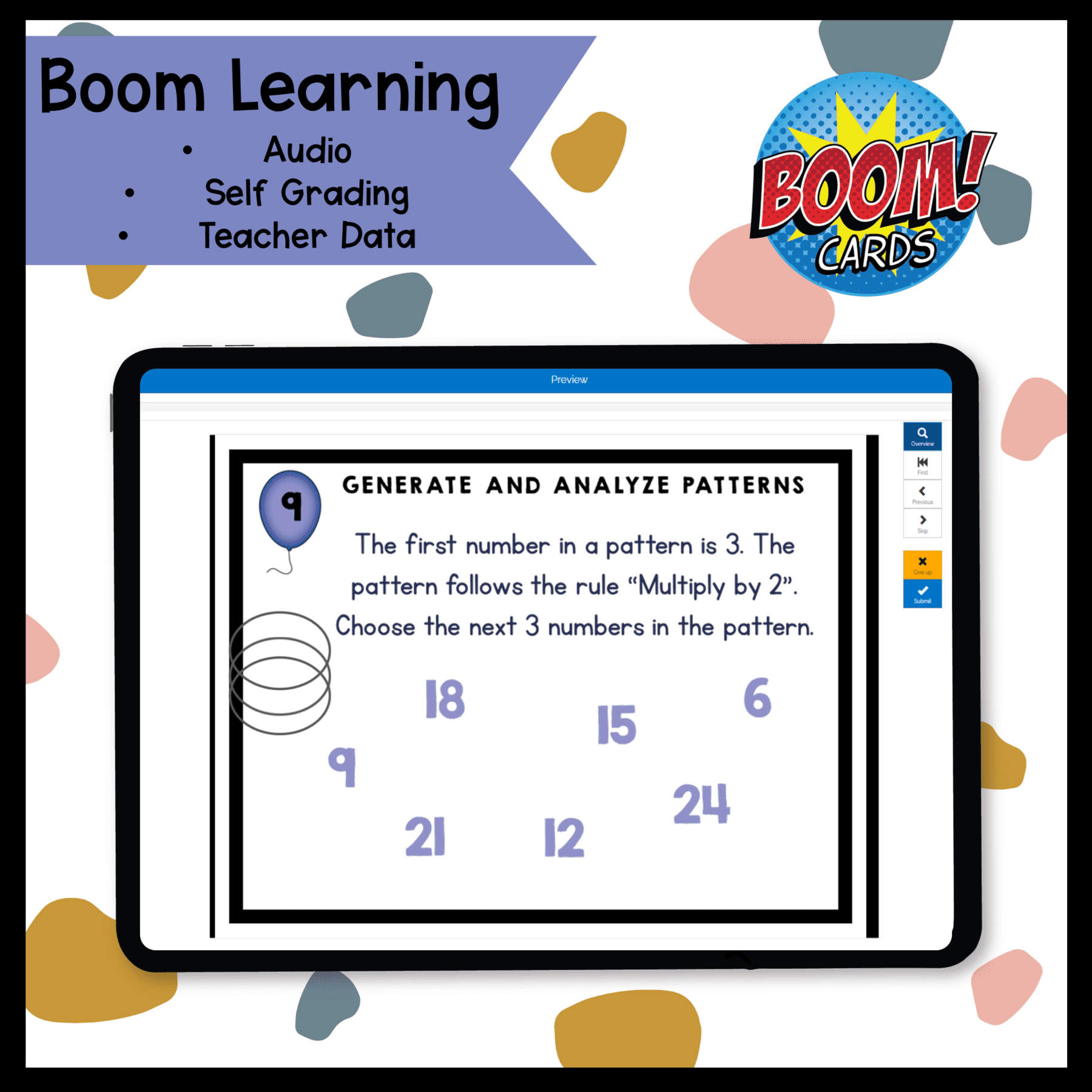 Operations and Algebraic Thinking - 4th Grade Math Task Card Bundle - Image 21
