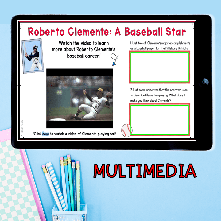 Roberto Clemente Baseball Hero Virtual Biography - Image 3