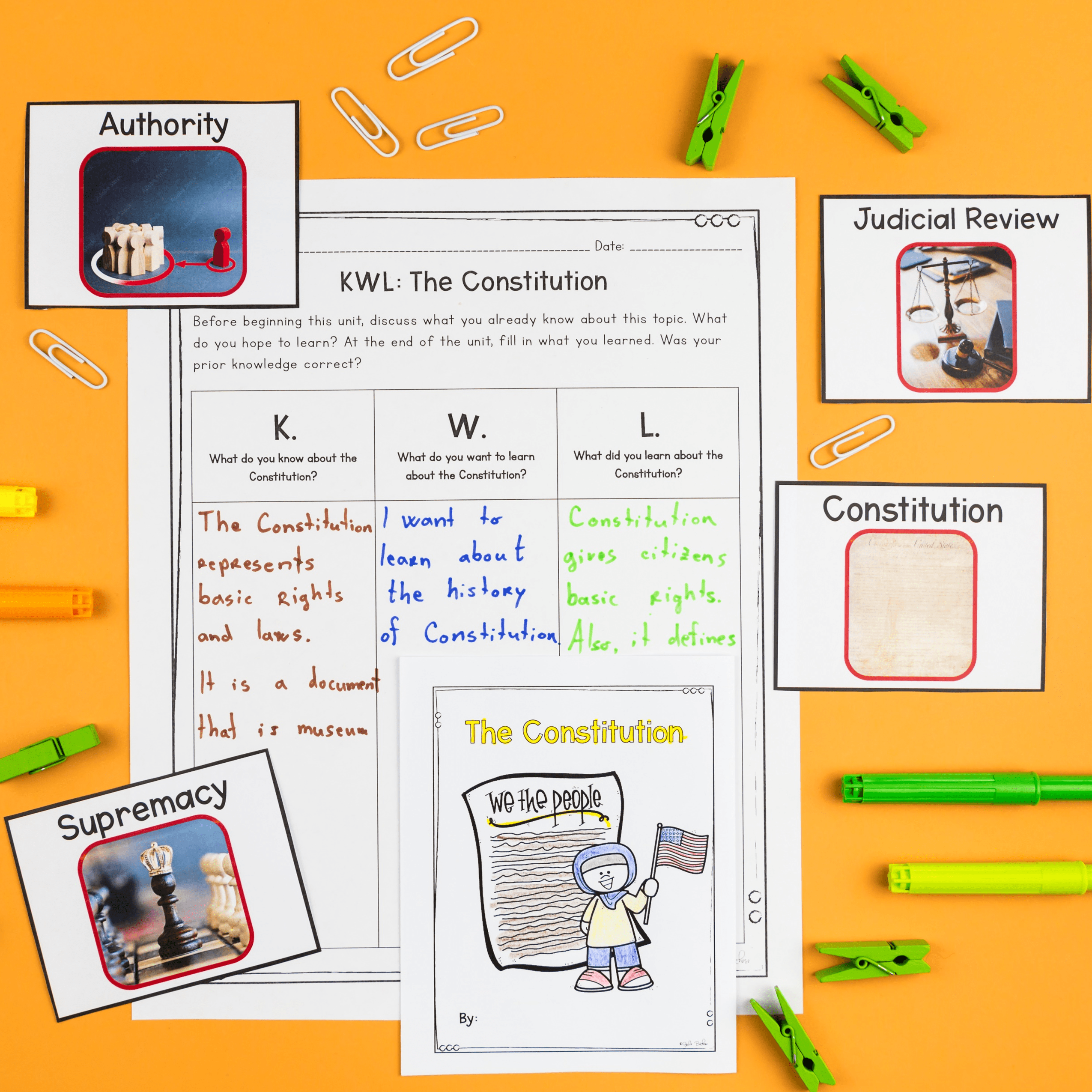 Civics & Government Unit 7: The Constitution Social Studies Lessons - Image 3
