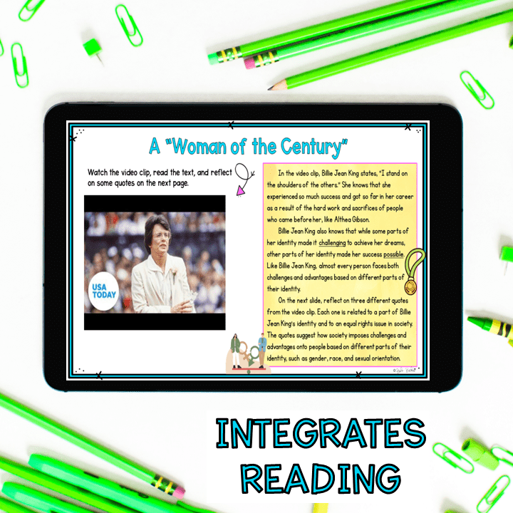 Billie Jean King Women in Sports Virtual Biography - Image 4