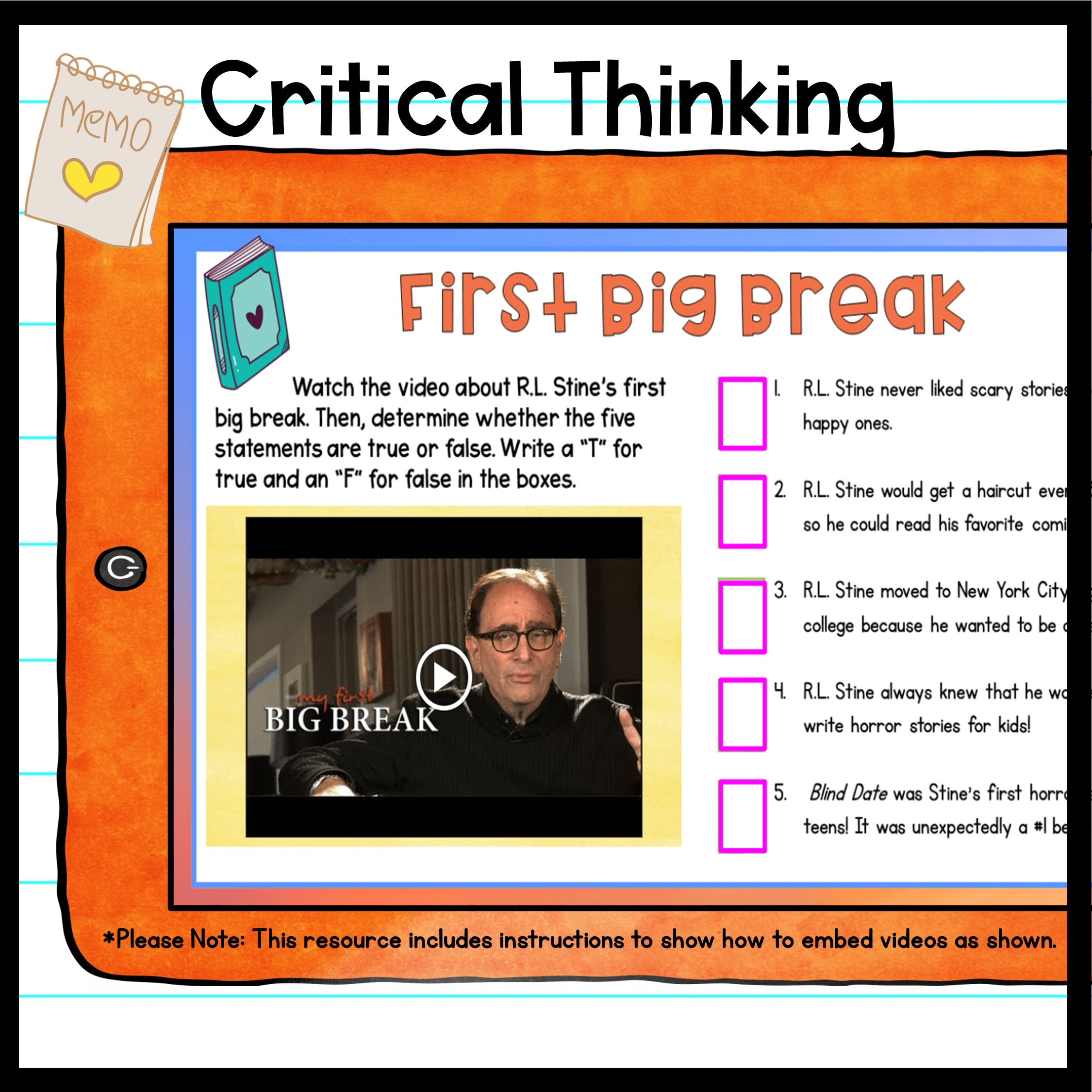 Spooky Author : R.L. Stine Virtual Biography - Image 5