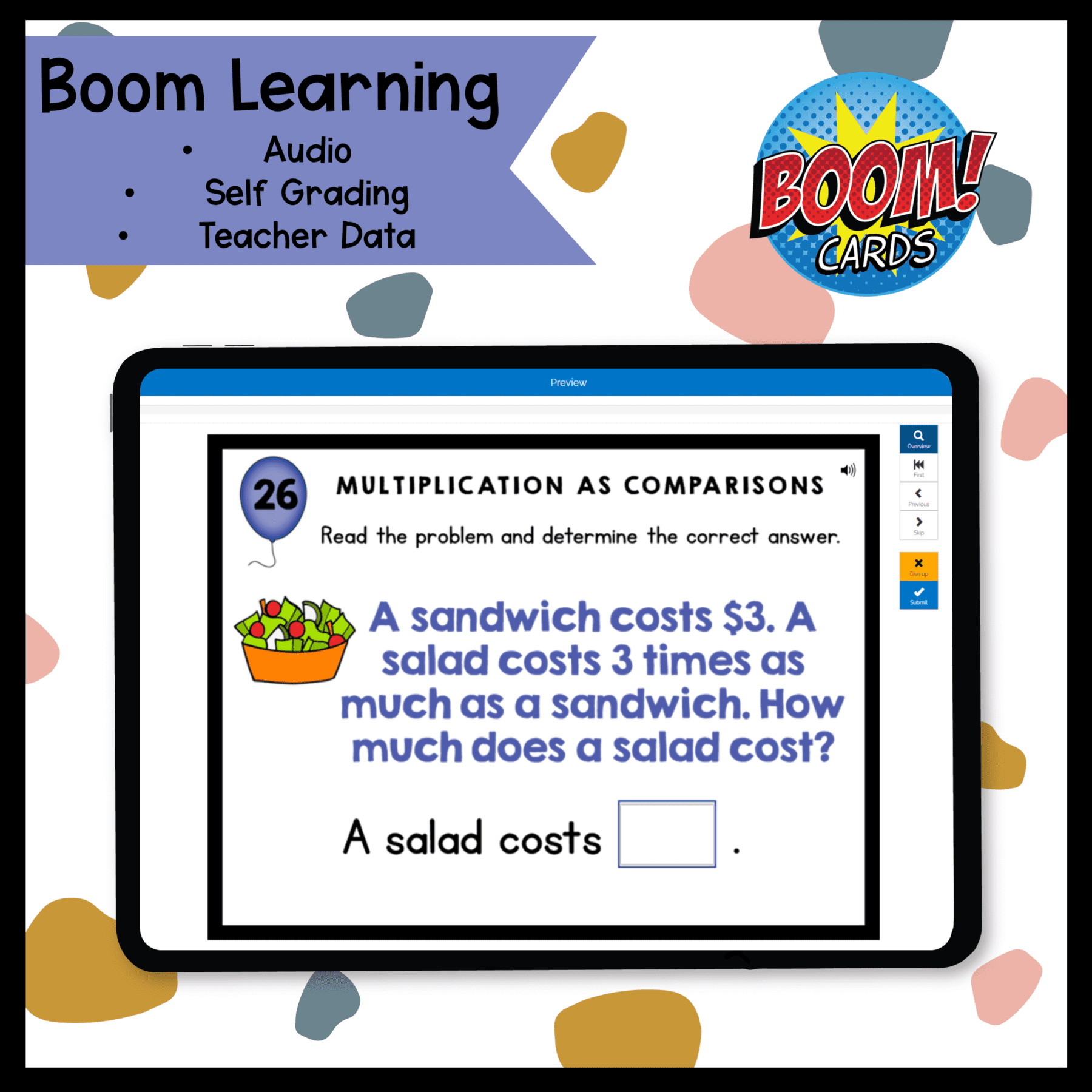 Operations and Algebraic Thinking - 4th Grade Math Task Card Bundle - Image 5