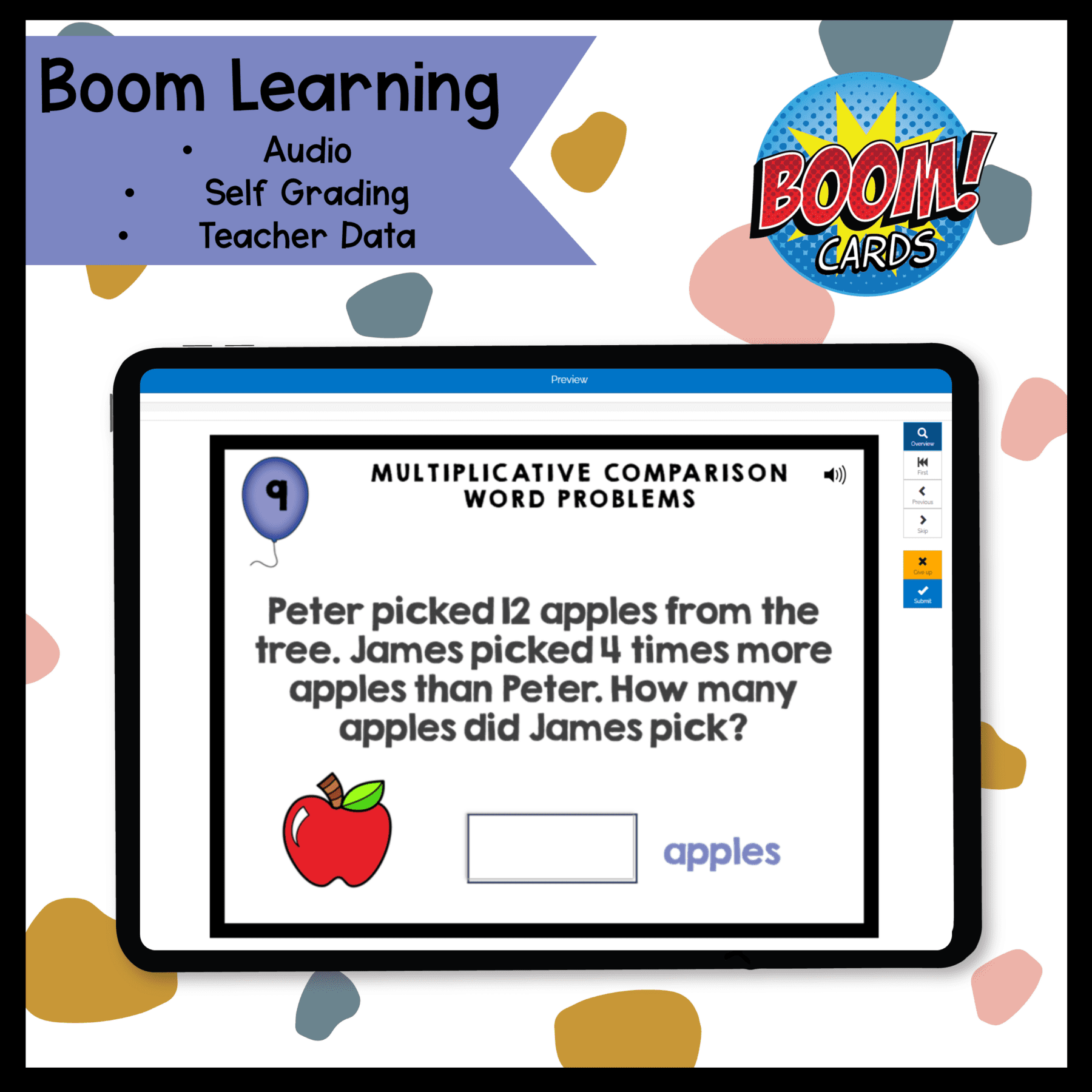 Operations and Algebraic Thinking - 4th Grade Math Task Card Bundle - Image 9
