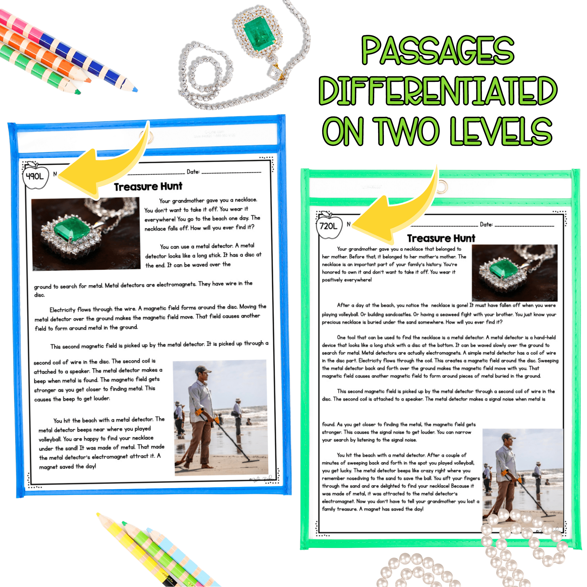 Magnetic Design Solution NGSS 3-PS2-4 Science Differentiated Reading Passages - Image 2