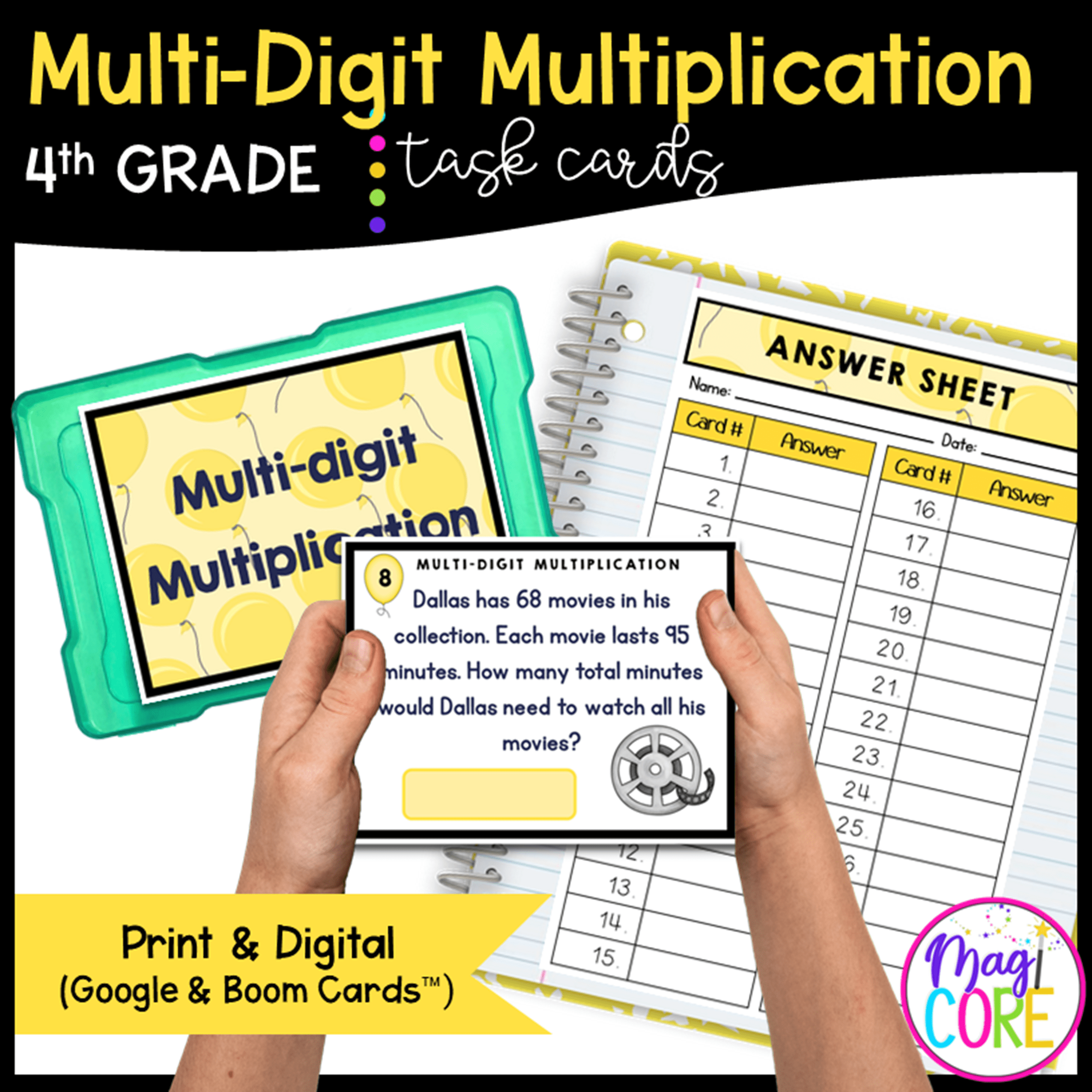 Number & Operations in Base Ten - 4th Grade Math Task Card Bundle - Image 18