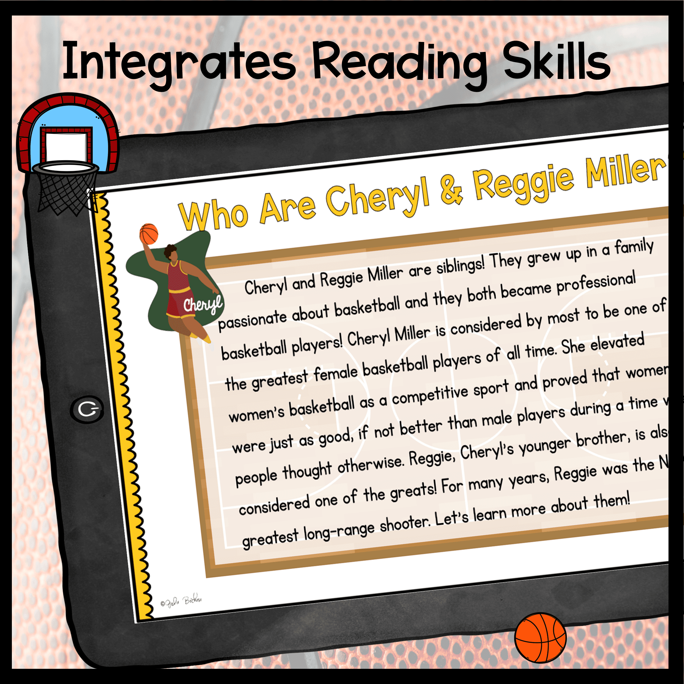 Basketball Sports Stars Cheryl and Reggie Miller Virtual Biography - Image 2