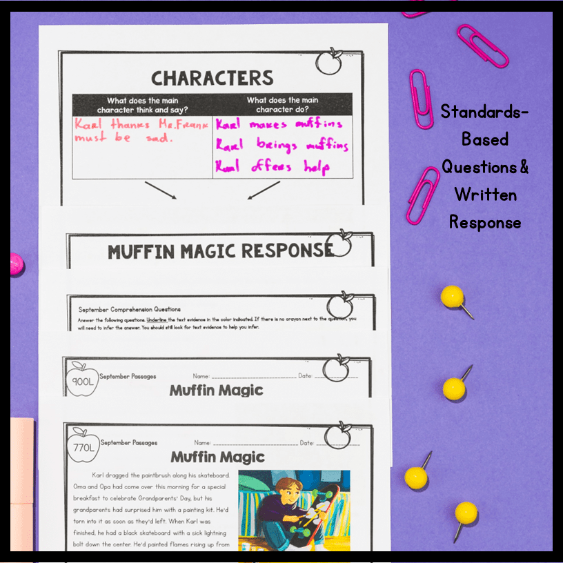 September Lexile Leveled Differentiated Reading Passages - 4th & 5th Grade - Image 3