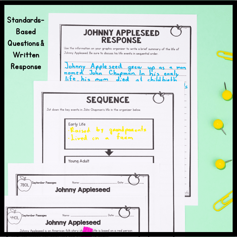 Monthly Themed Lexile Reading Passages BUNDLE 2nd and 3rd Grade - Image 3