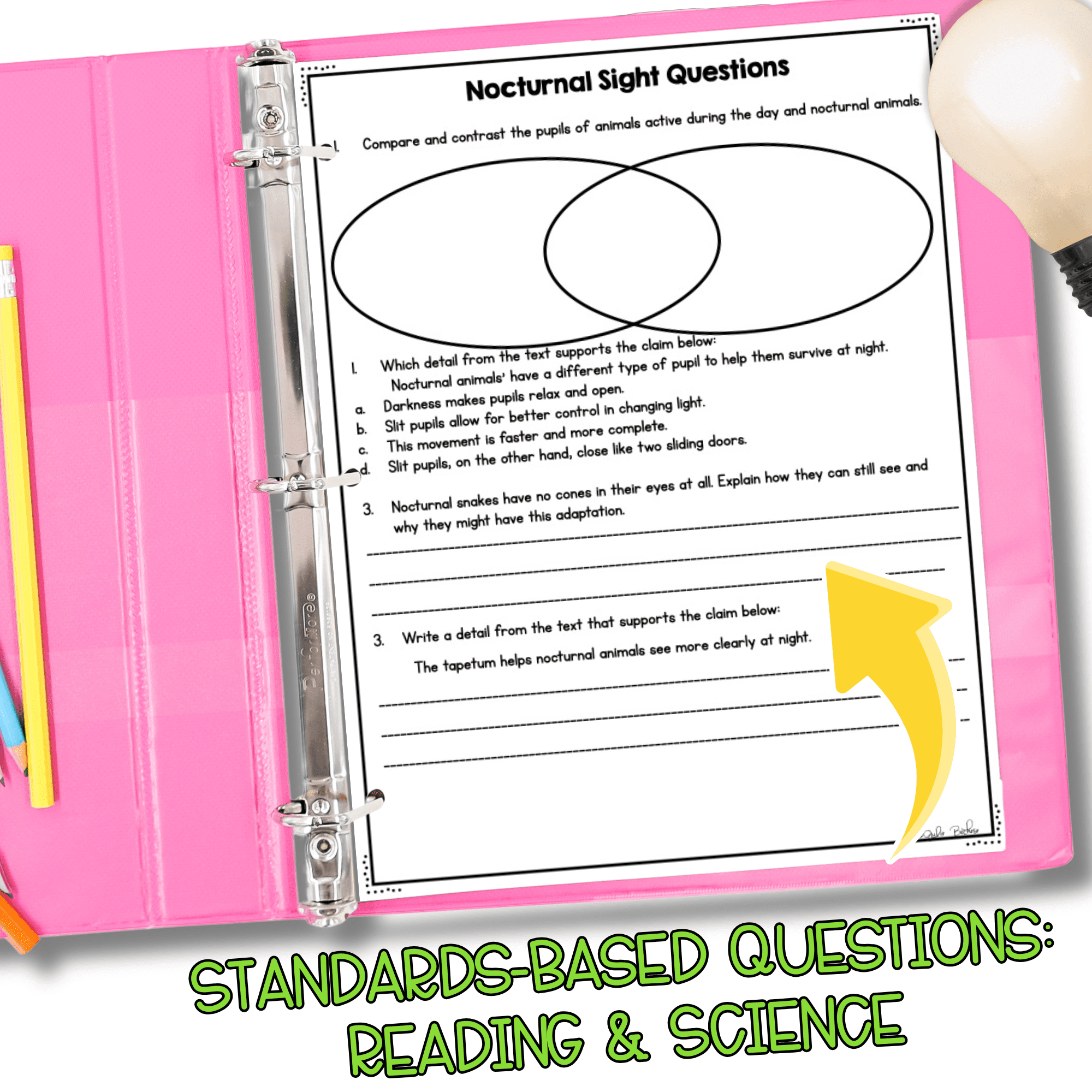 Structures & Senses Science Differentiated Passages BUNDLE - 4th Grade - Image 12