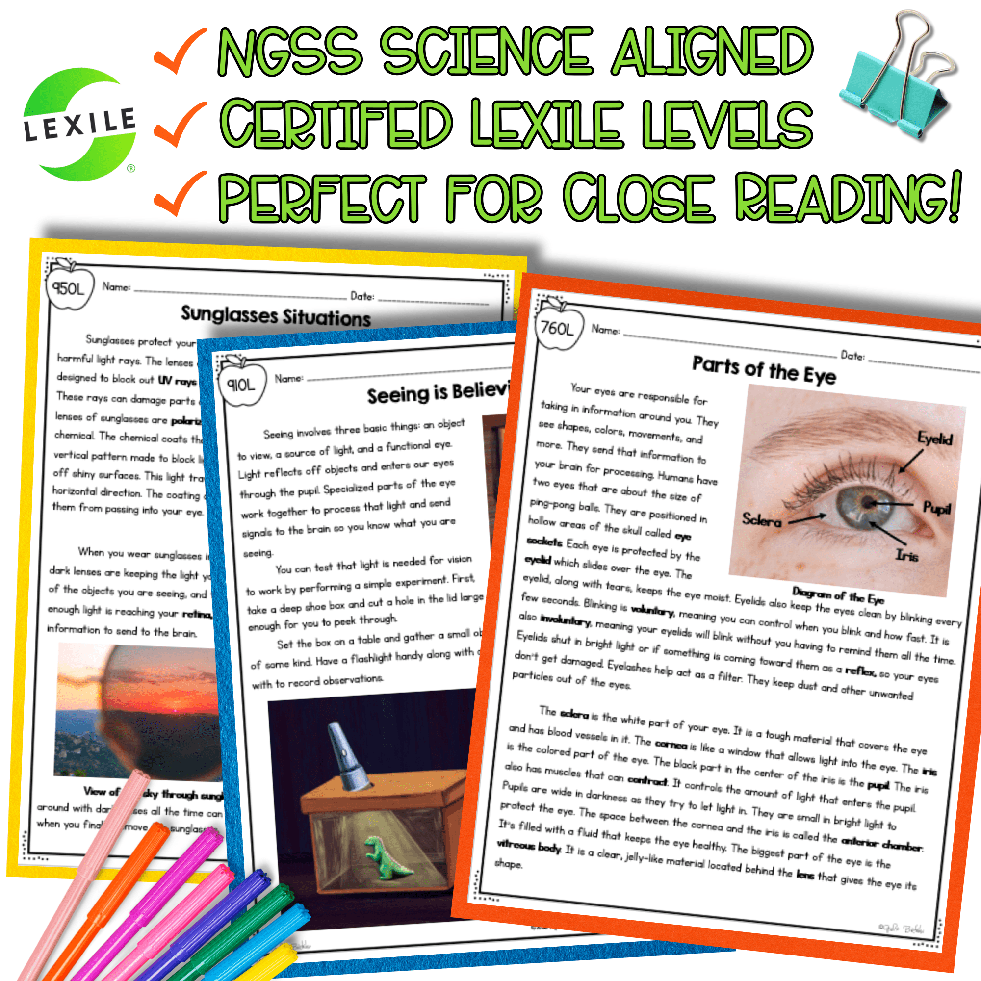 Structures & Senses Science Differentiated Passages BUNDLE - 4th Grade - Image 13