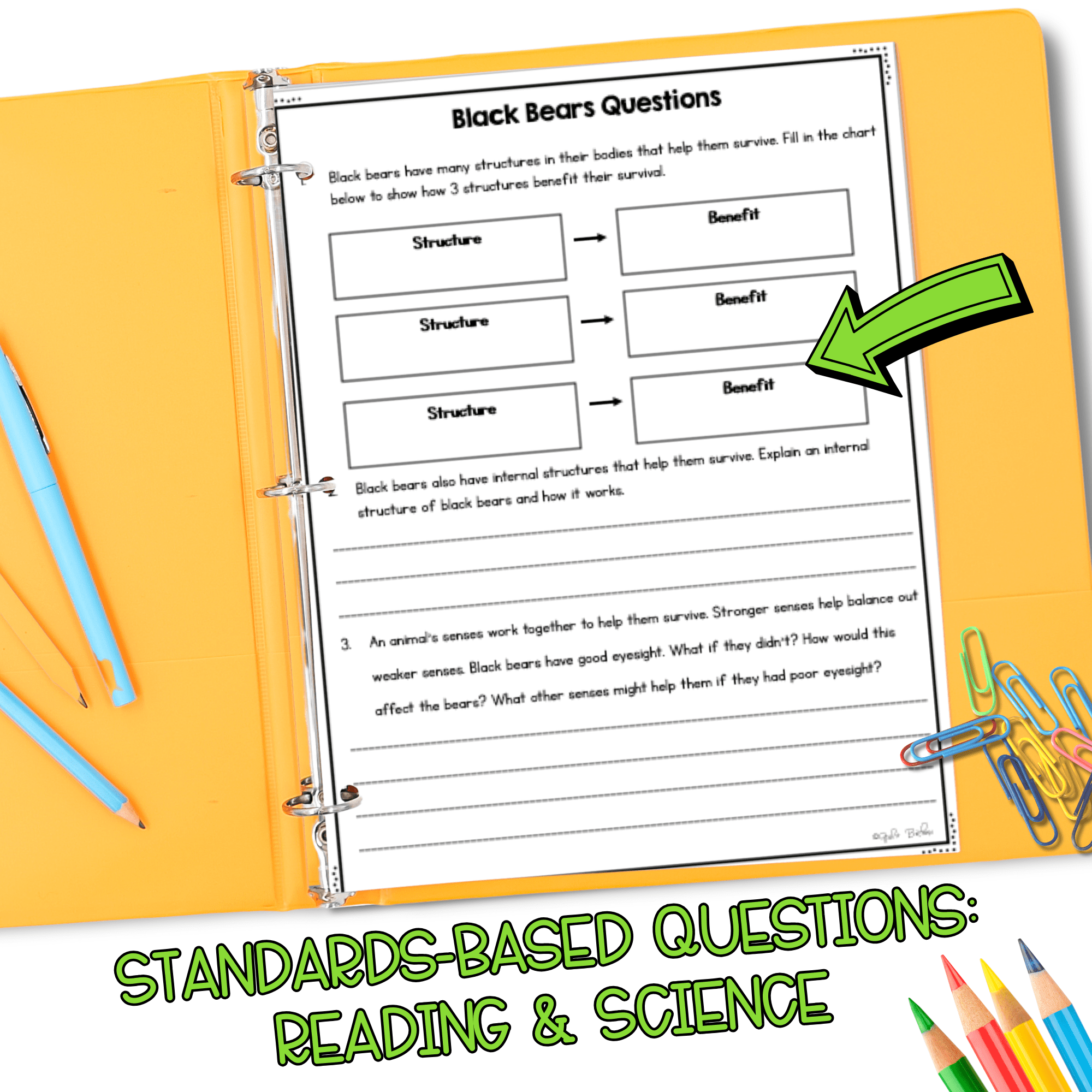 Structures & Senses Science Differentiated Passages BUNDLE - 4th Grade - Image 4
