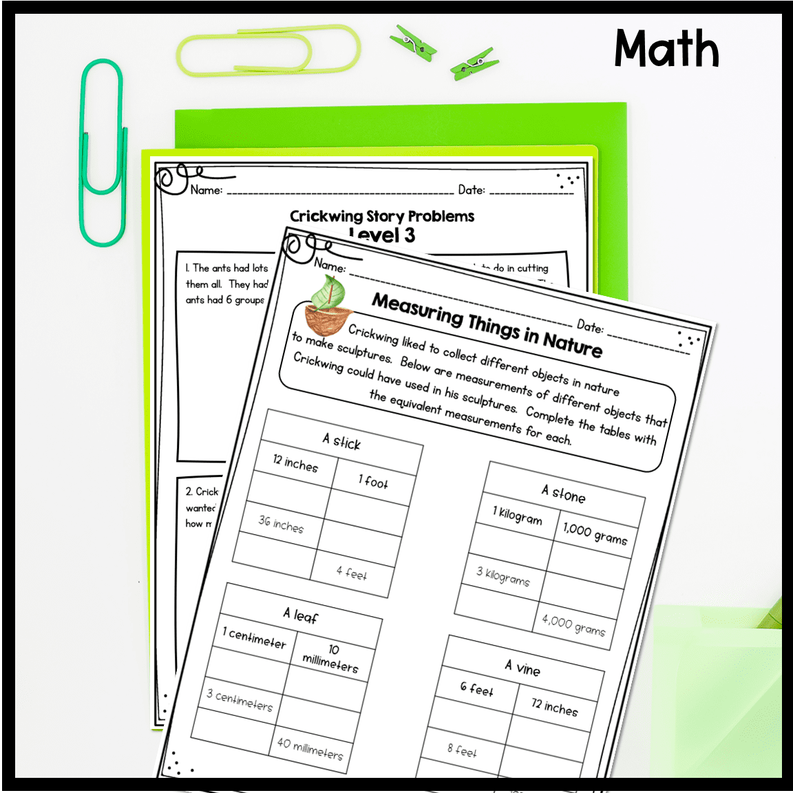 Crickwing Substitute Plans - 4th & 5th Grade - Image 5