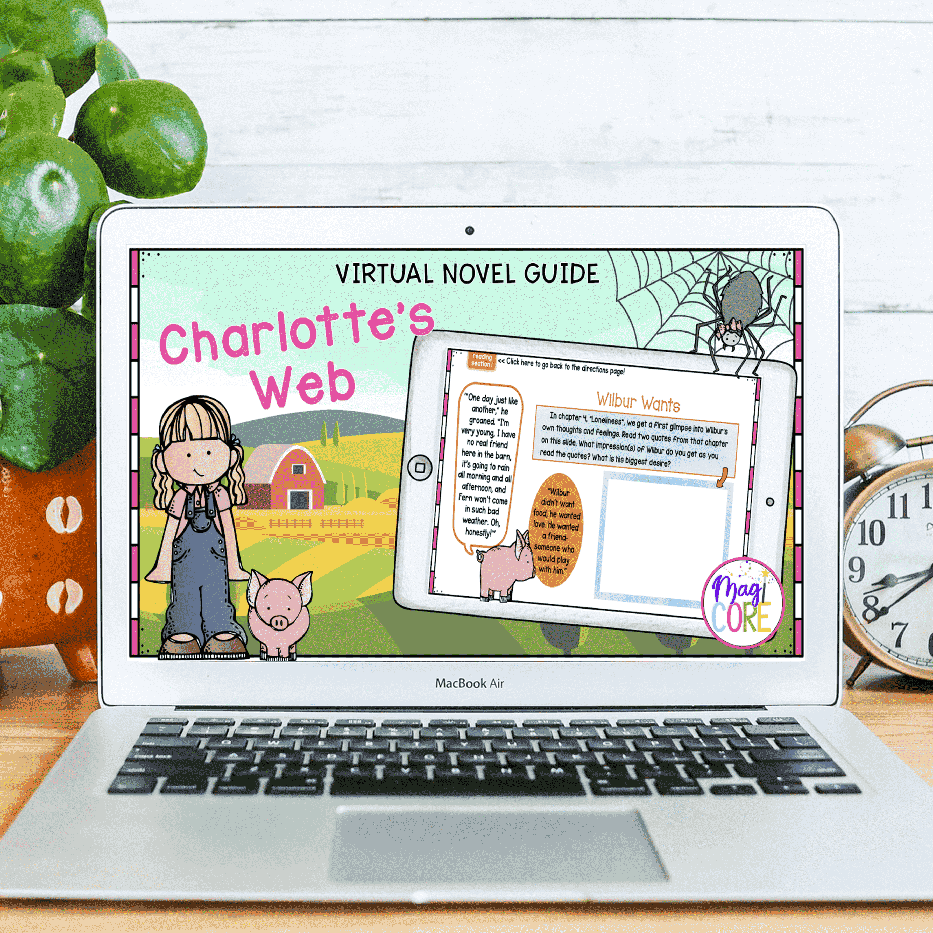 Charlotte's Web Novel Study Reading Comprehension - Image 5