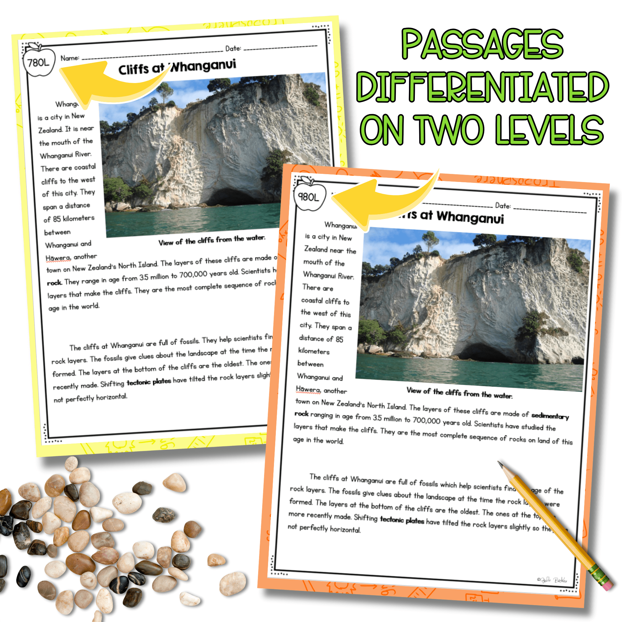 Rock Layers NGSS 4-ESS1-1 - Science Differentiated Passages - Image 2