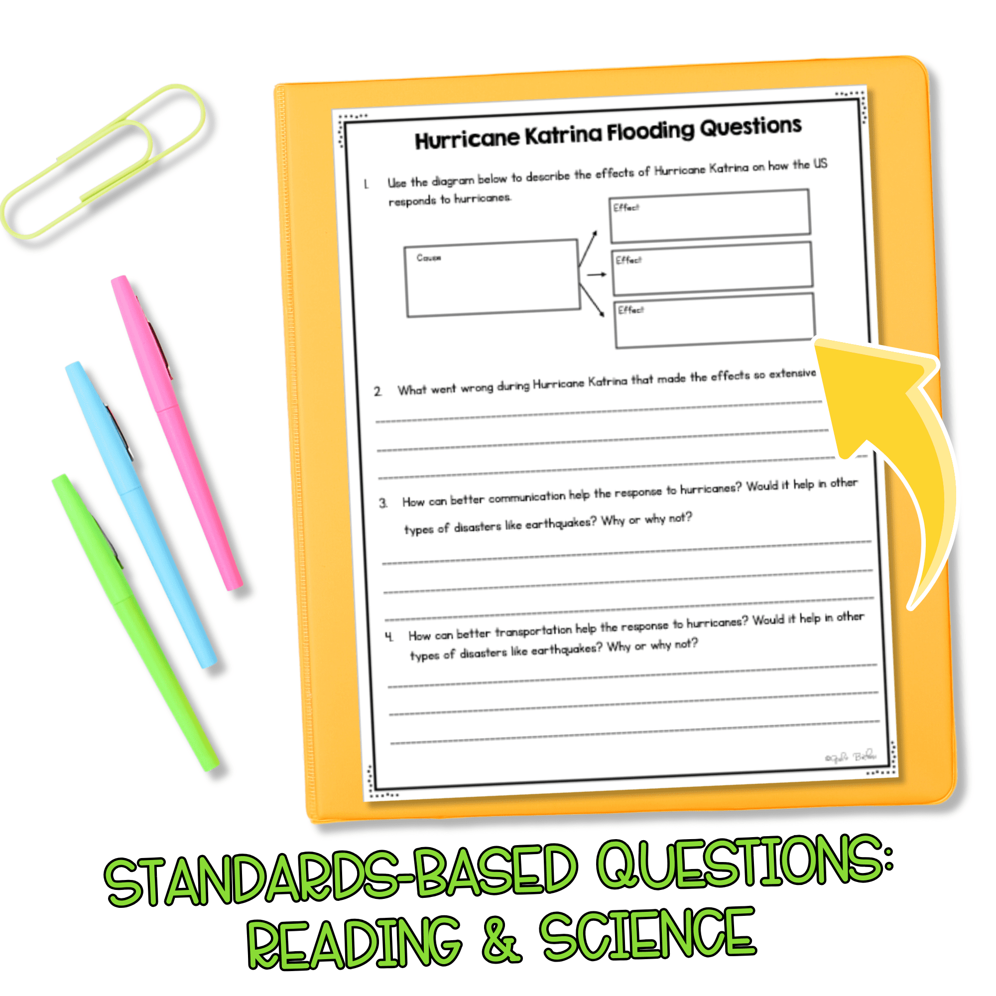 Natural Hazard Design Solution NGSS 4-ESS3-2 - Science Differentiated Passages - Image 3