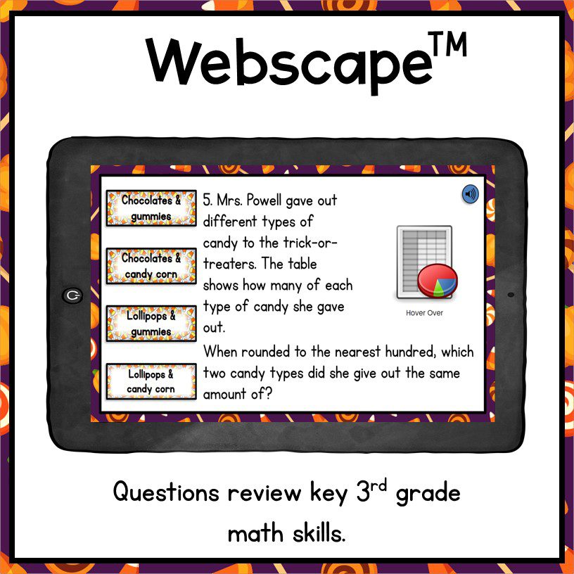 Halloween Math Review Escape Room 3rd Grade Digital Multiply Divide Place Value - Image 12