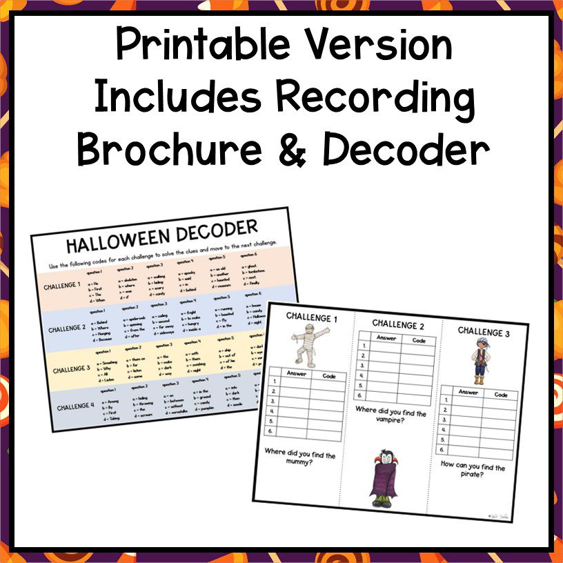 Halloween Math Review Escape Room & Webscape™ Digital Activities - 2nd Grade - Image 14