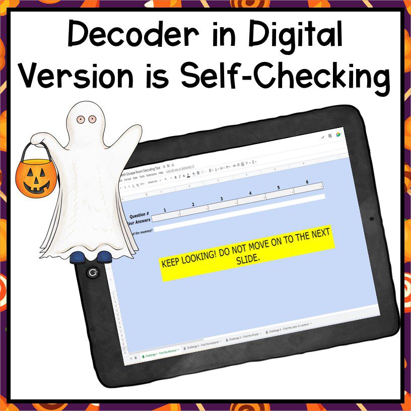 Halloween Math Review Escape Room 3rd Grade Digital Multiply Divide Place Value - Image 16
