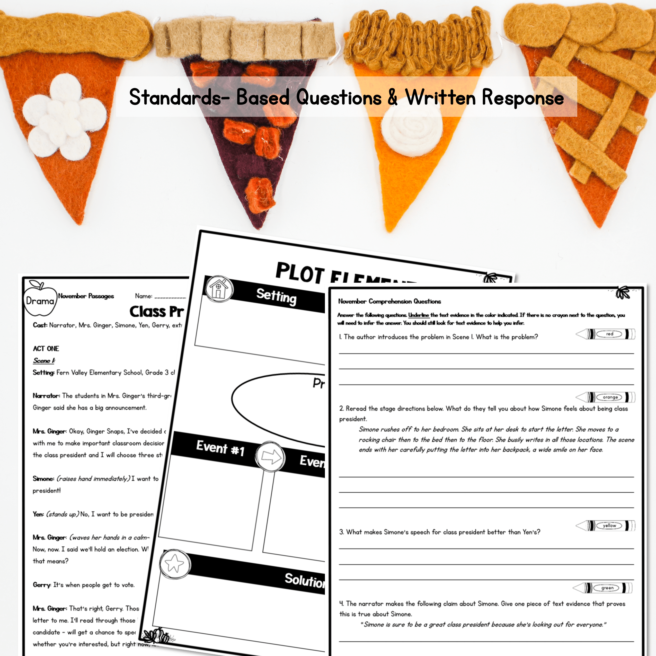 November Lexile Leveled Differentiated Reading Passages - 2nd & 3rd Grade - Image 4
