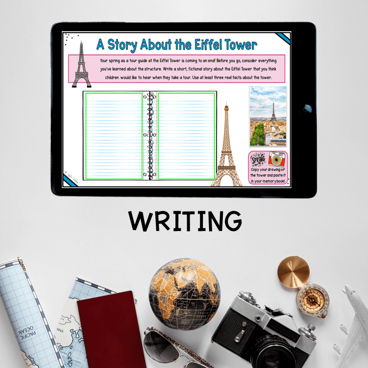 Virtual Field Trip to Paris, France Google Slides Digital Resource Activities - Image 6