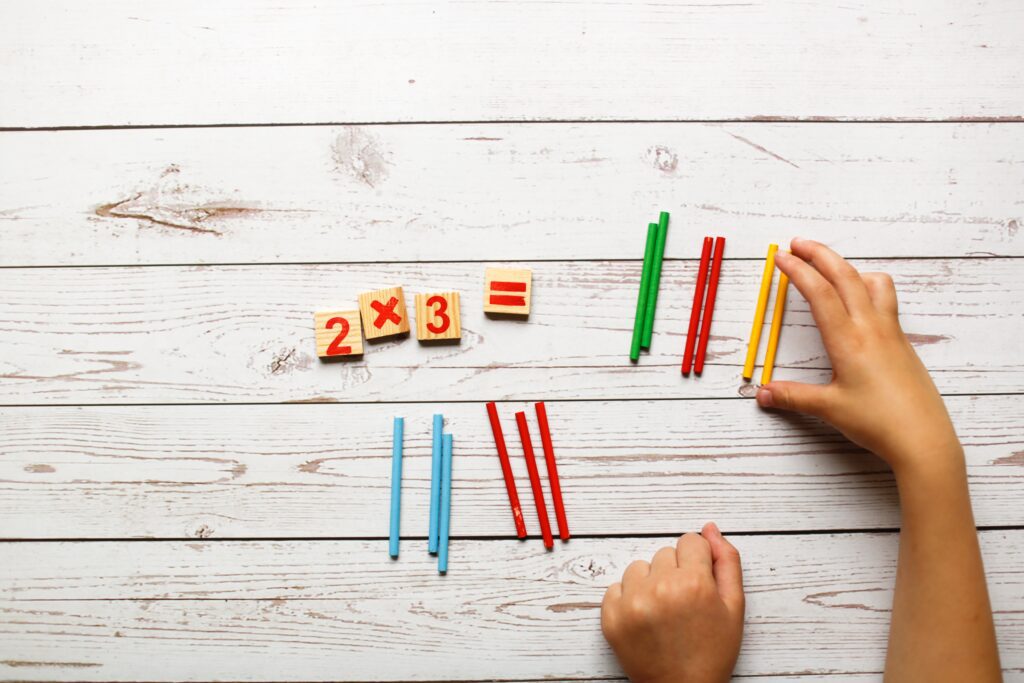 When teaching multiplication, times three facts rely heavily on x2 facts. Students can be taught that they multiply by 2 and add 1 additional group.