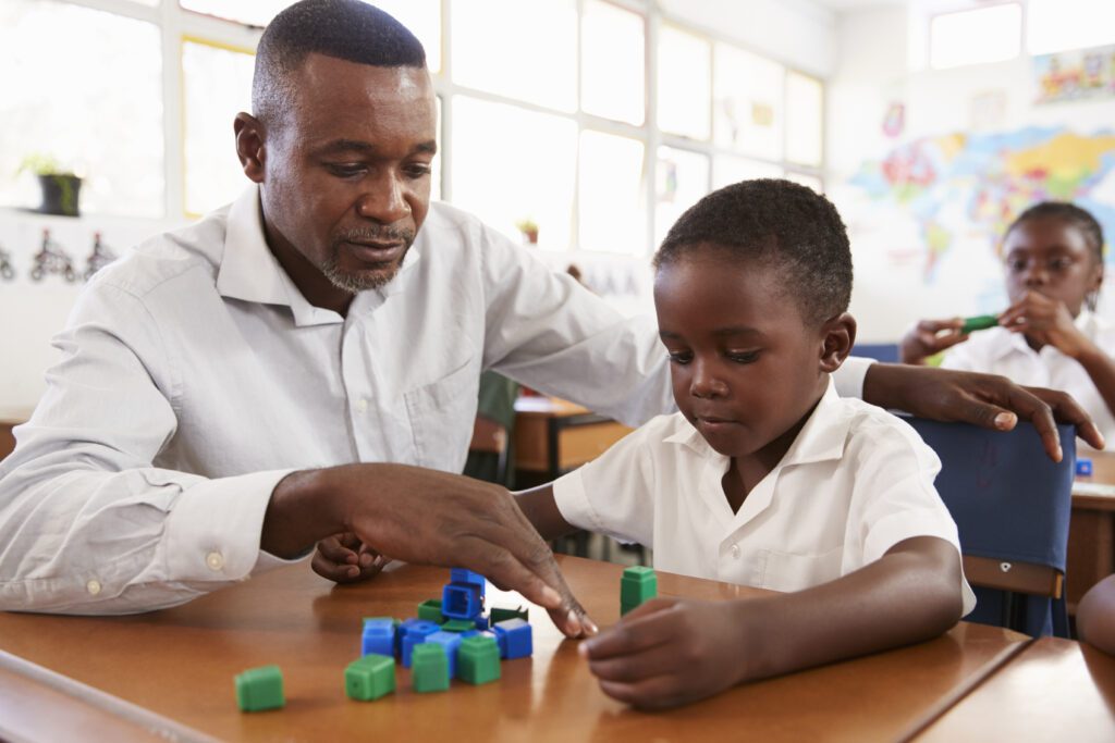 Help students build their number sense by practicing a variety of counting techniques. Use music, chants, count by 2s, 5s, etc. All are helpful in building strong number skills.