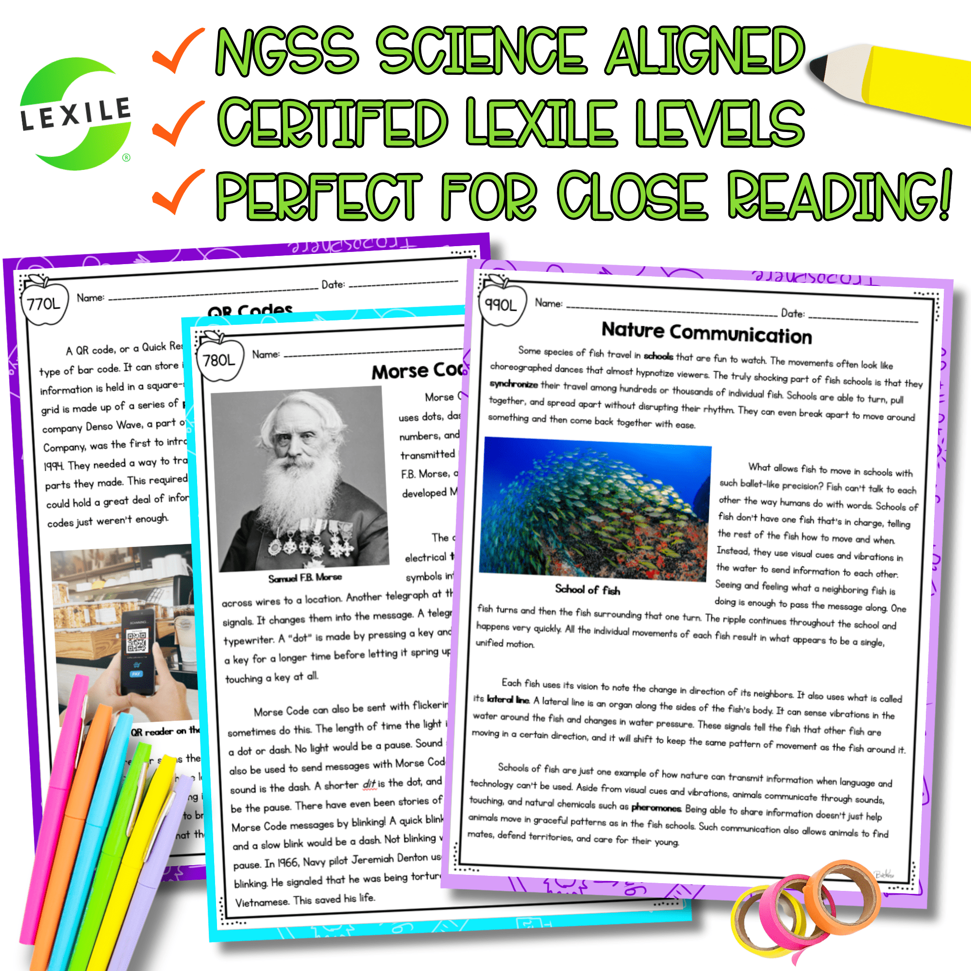 Information Transfer Solution NGSS 4-PS4-3 - Science Differentiated Passages - Image 4