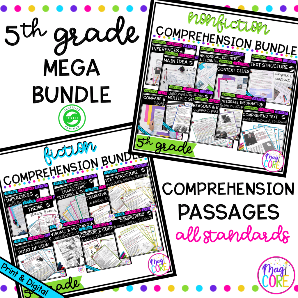 5th grade level passages.
