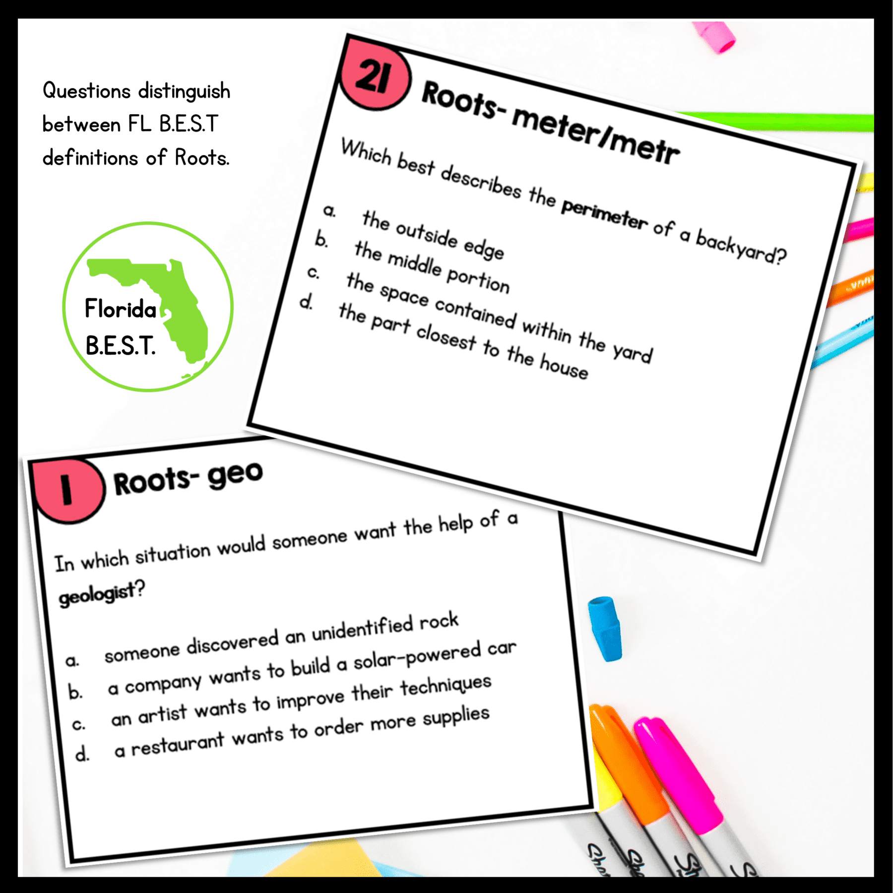 Roots Task Cards - 4th Grade FL BEST - ELA.4.V.1.2 - Image 3