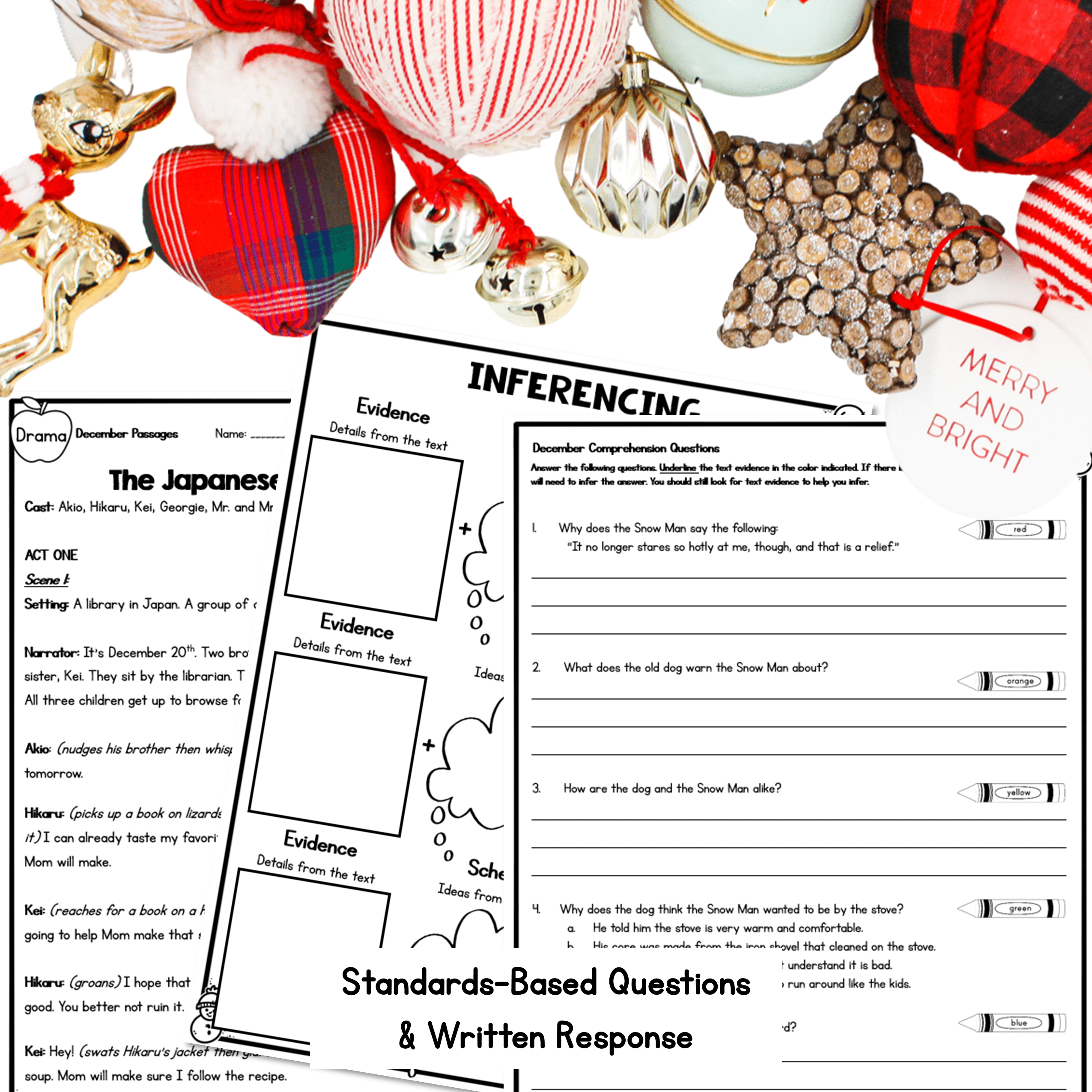 December Lexile Leveled Differentiated Reading Passages - 4th & 5th Grade - Image 4